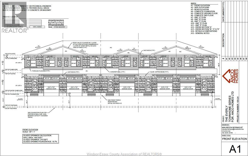 A drawing of a building with the title "THE WINDSOR" at the top.