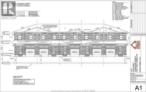 A drawing of a building with the title "THE WINDSOR" at the top.