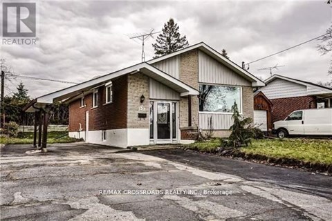 A house with a sign that says RE/MAX CROSSROADS REALTY INC Brokerage.