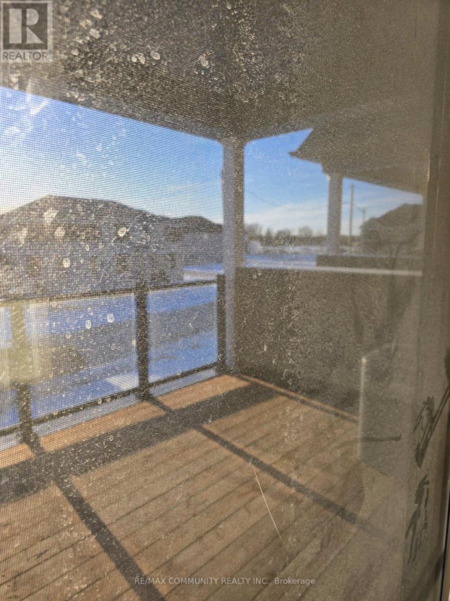 A view from a window of a snowy landscape.