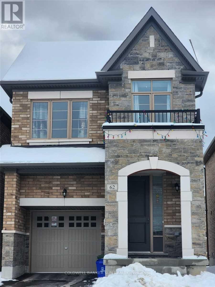 A house with a garage and a balcony is shown.