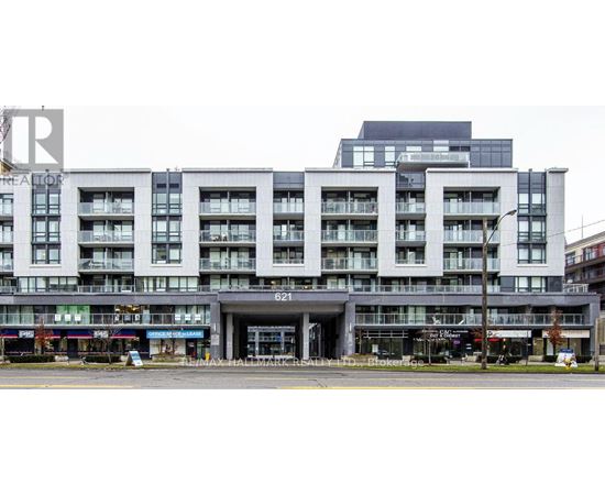 A large building with the number 621 on it.