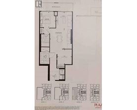 A floor plan for a building with multiple levels and rooms is shown.