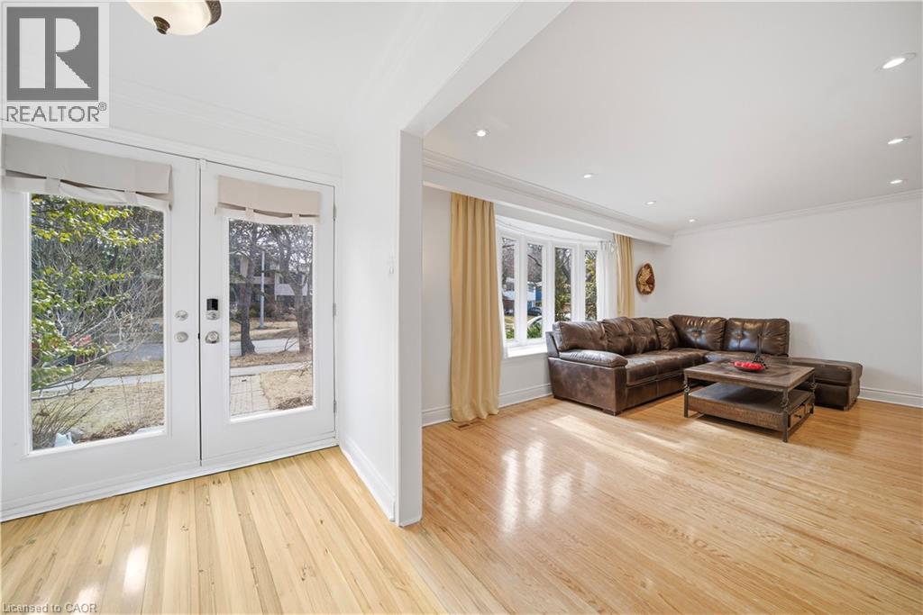 A living room with a couch and a coffee table.