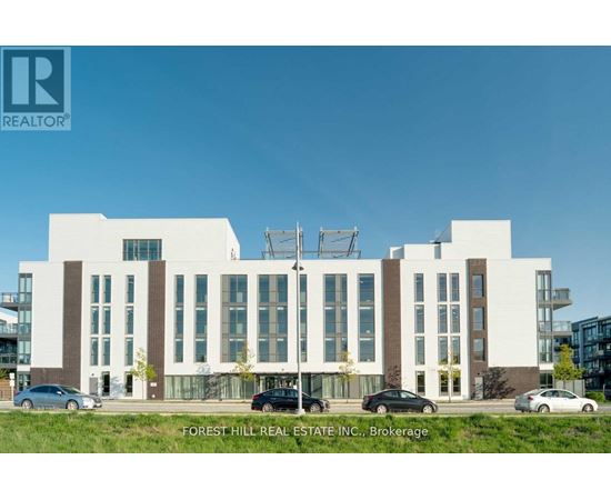A modern building with the logo REALTOR on the top left corner.