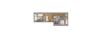 1 Bed/1 Bath - B