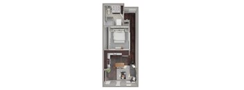 1 Bed/1 Bath Open - G