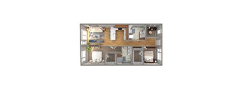 2 Bed/2 Bath Den Open - E