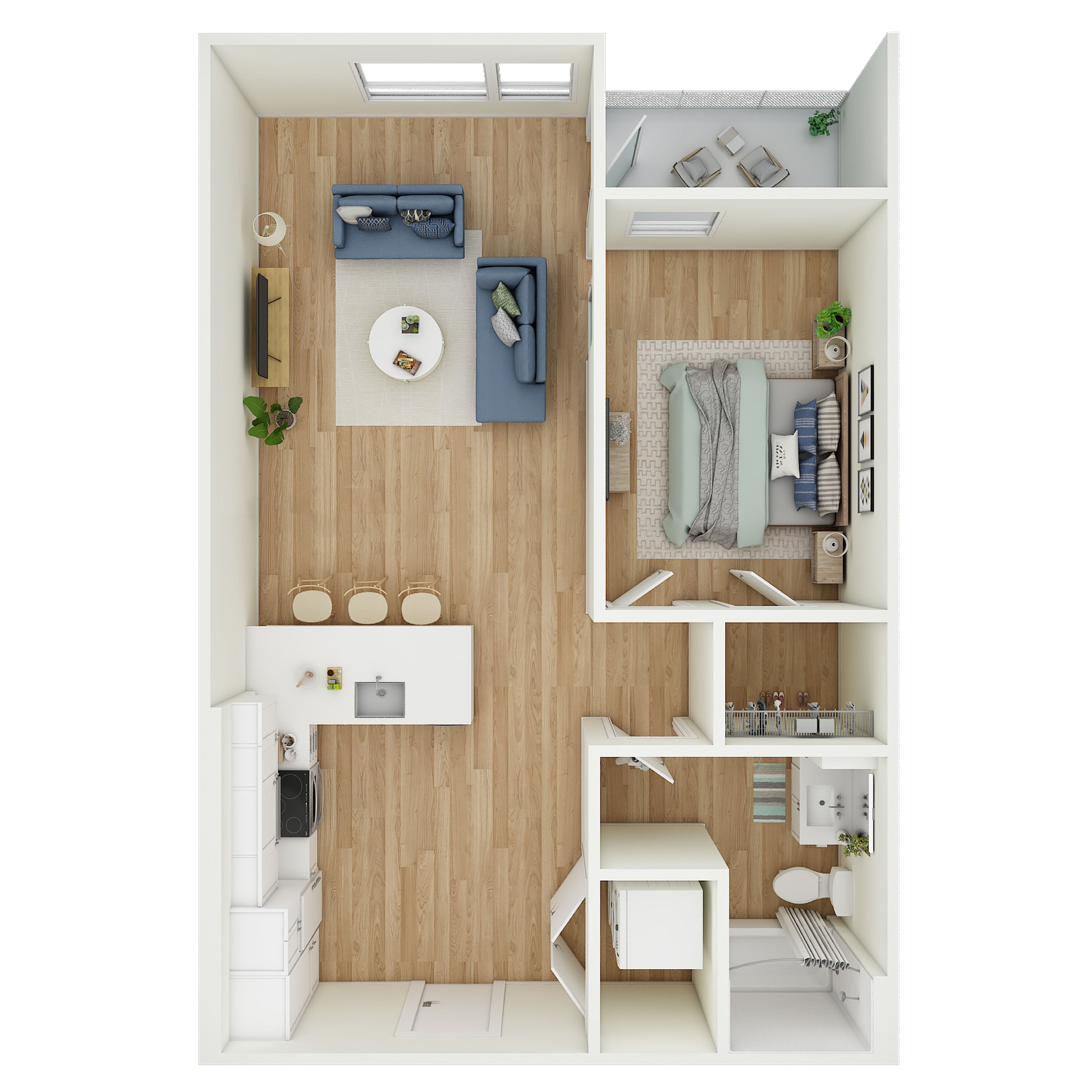 1 Bed 1 Bath - a12.1