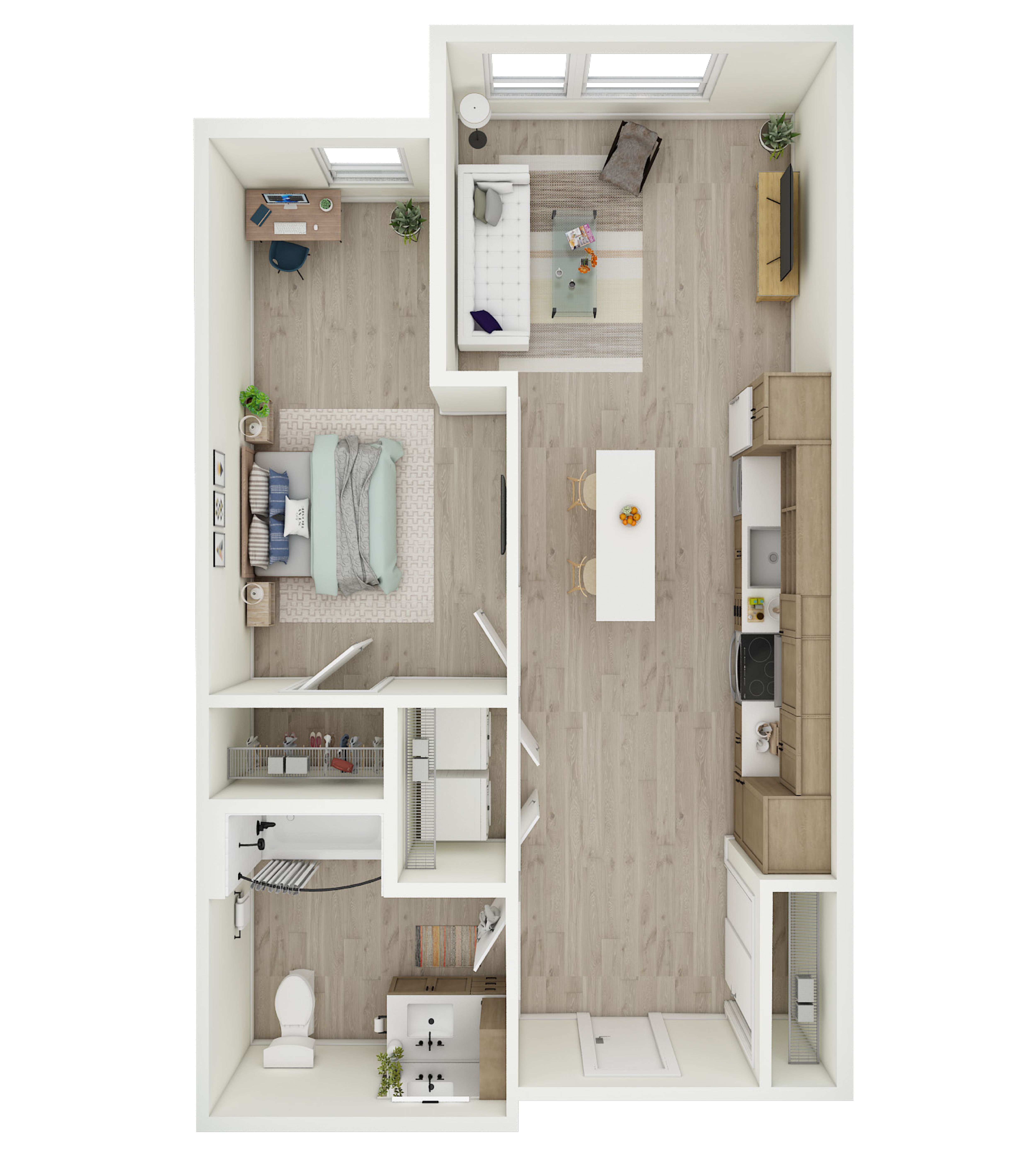 1 Bed 1 Bath - a20.1