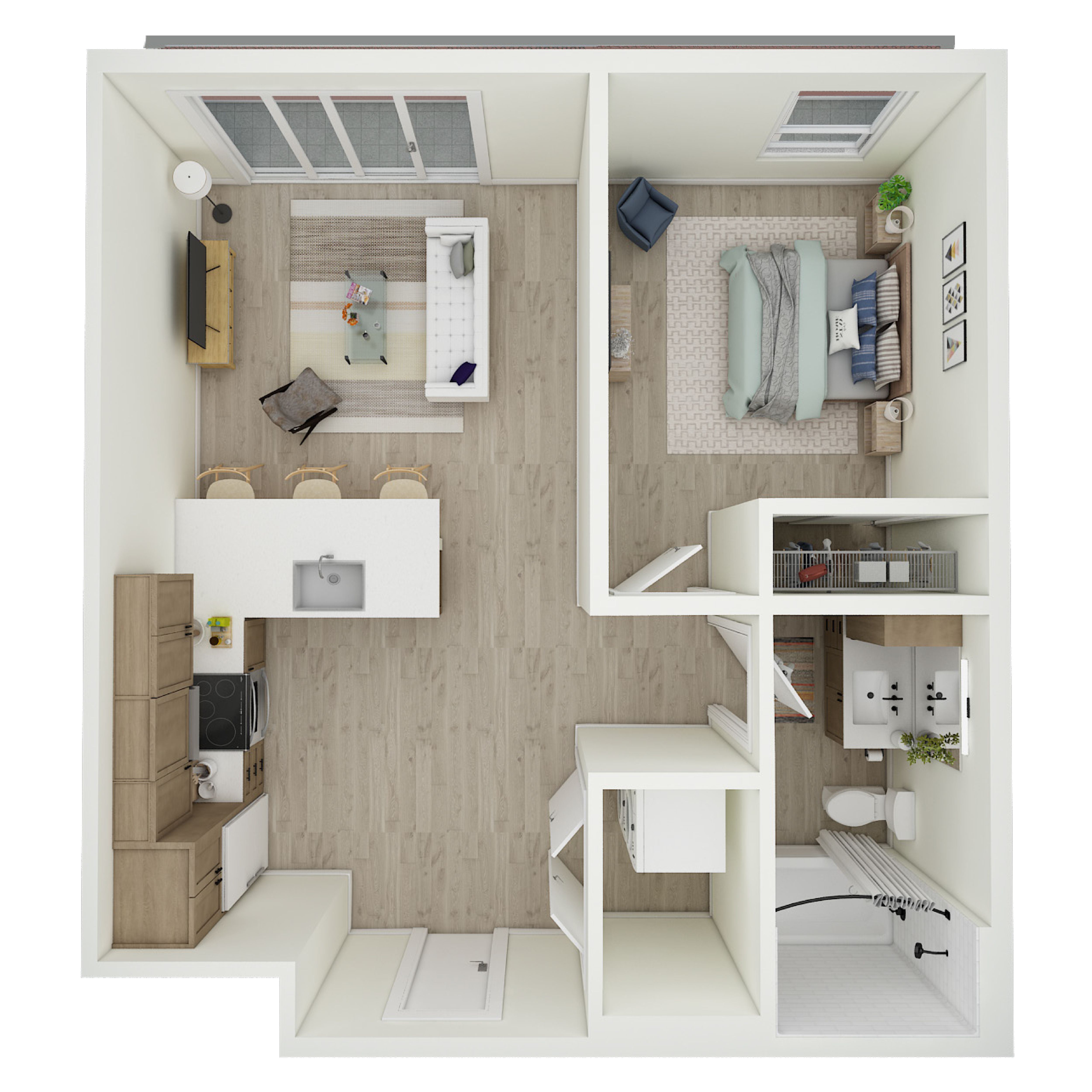 1 Bed 1 Bath - a23.1