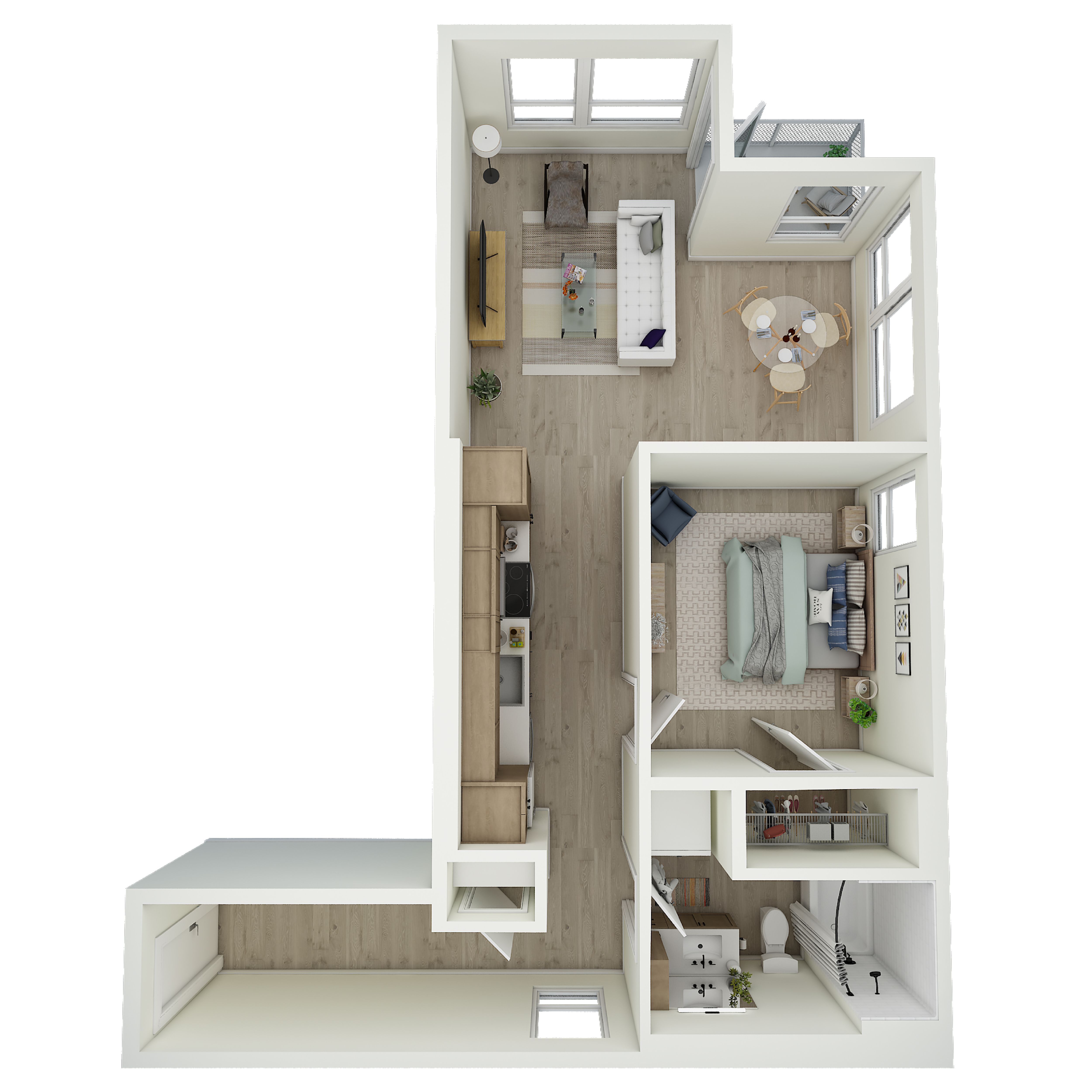 1 Bed 1 Bath - a30.1