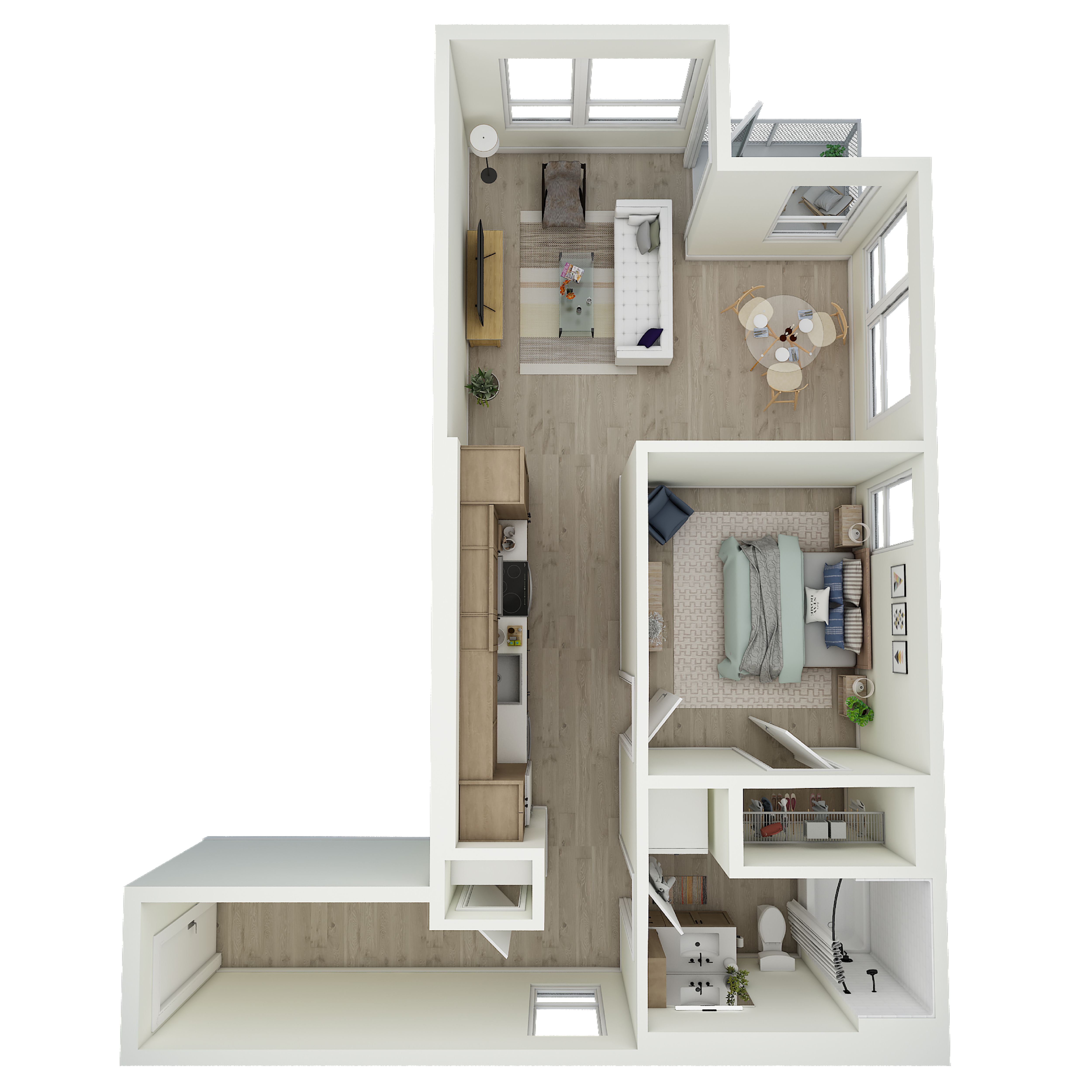 1 Bed 1 Bath - a31.1