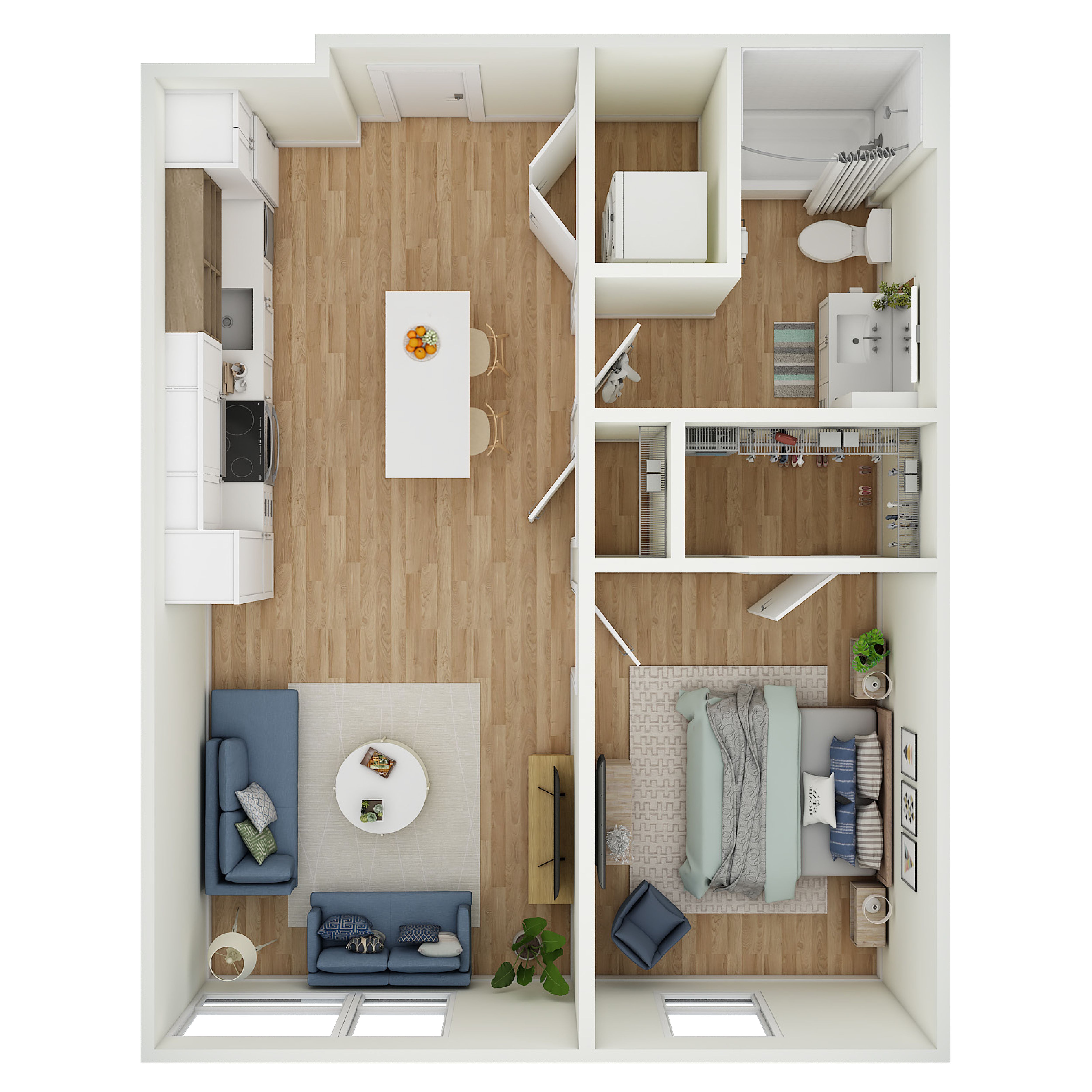 1 Bed 1 Bath - a34.1