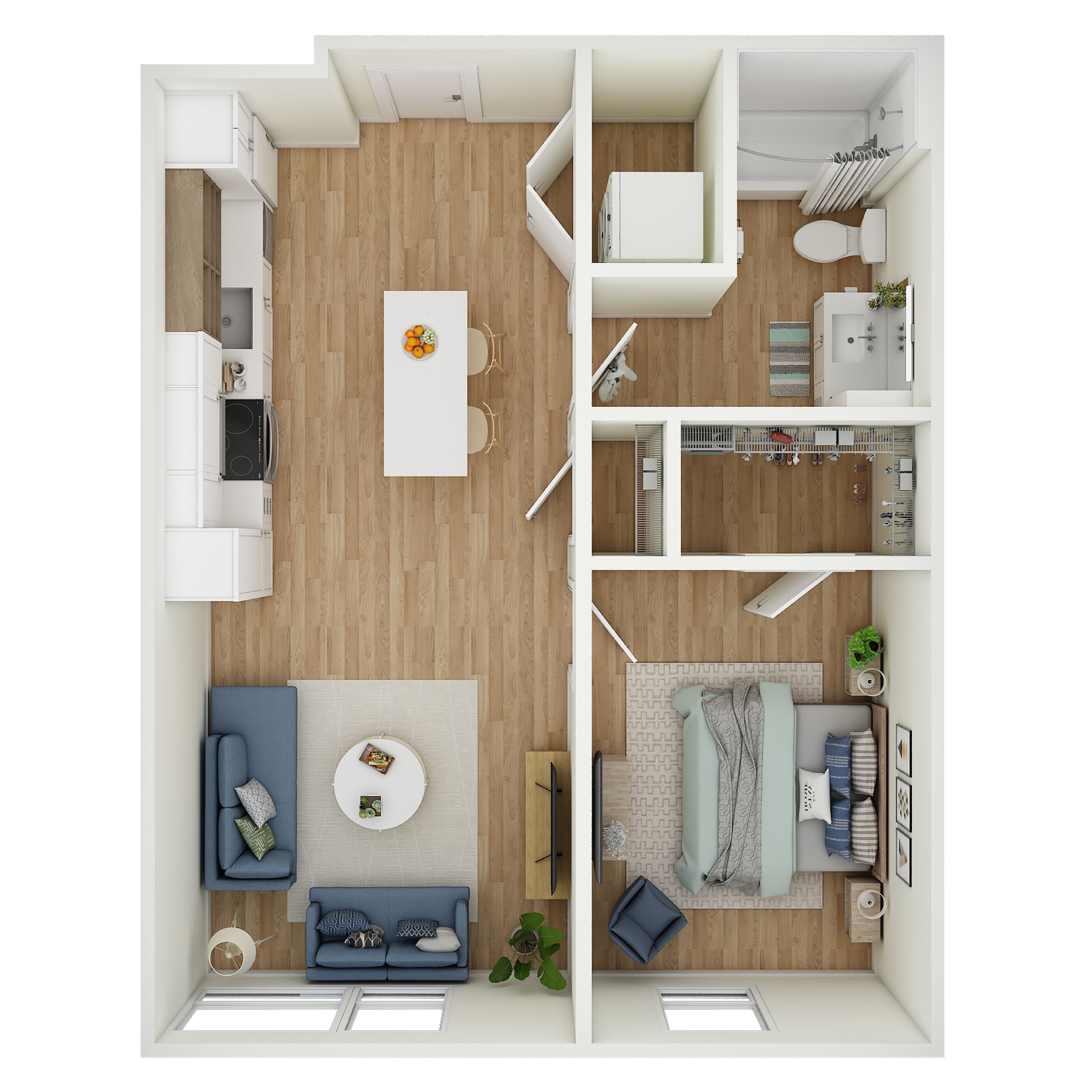 1 Bed 1 Bath - a36.1