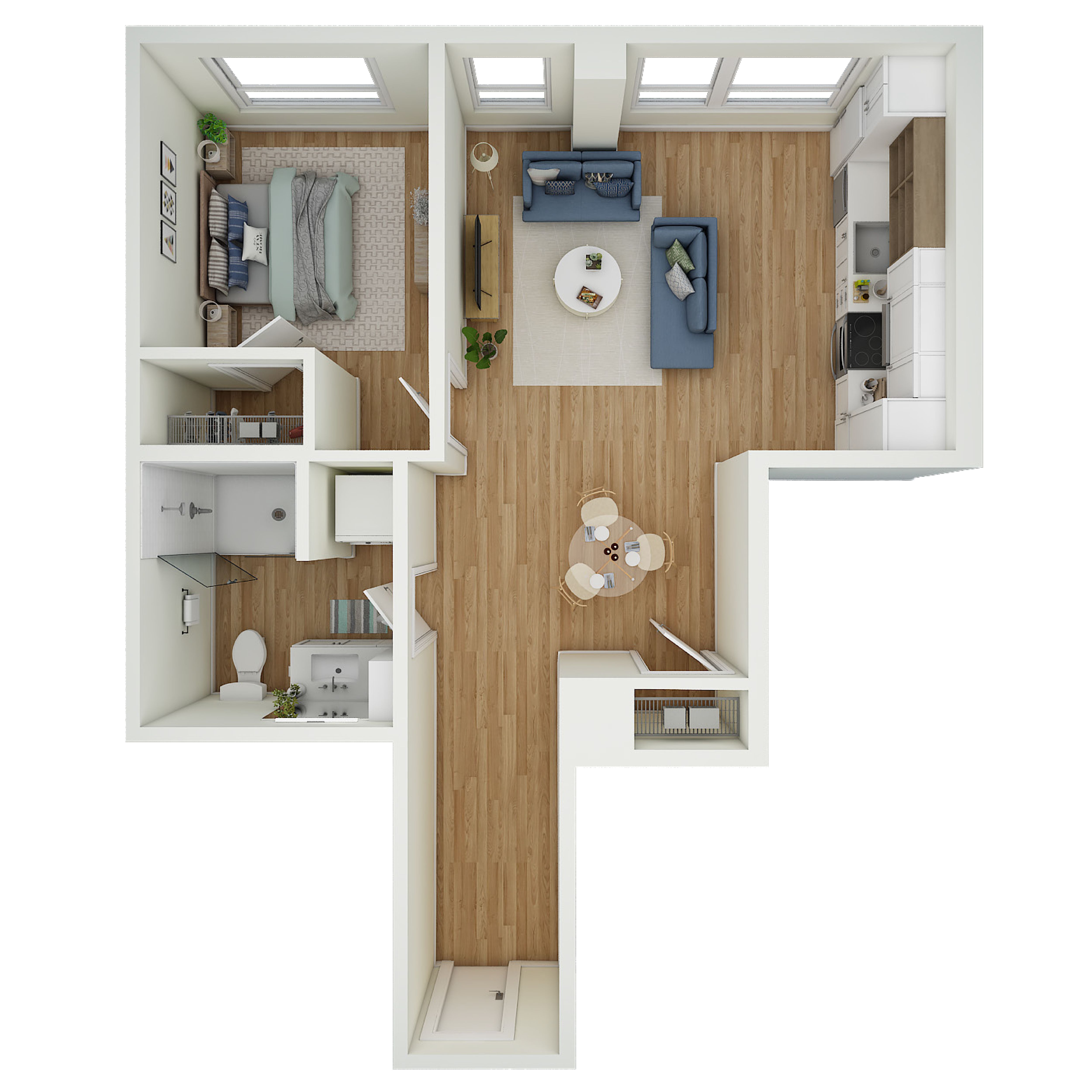 1 Bed 1 Bath - a38.1
