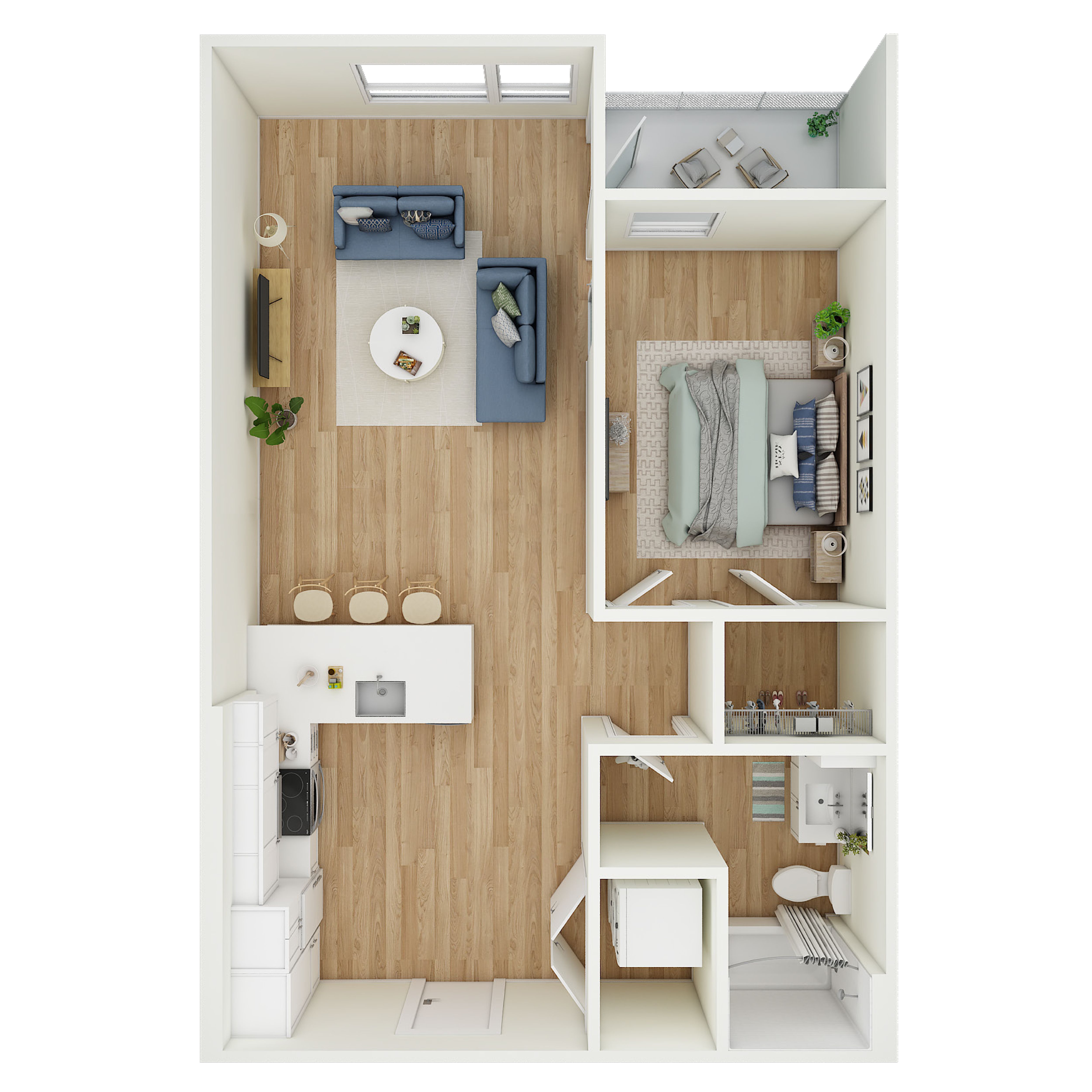 1 Bed 1 Bath - a4.1