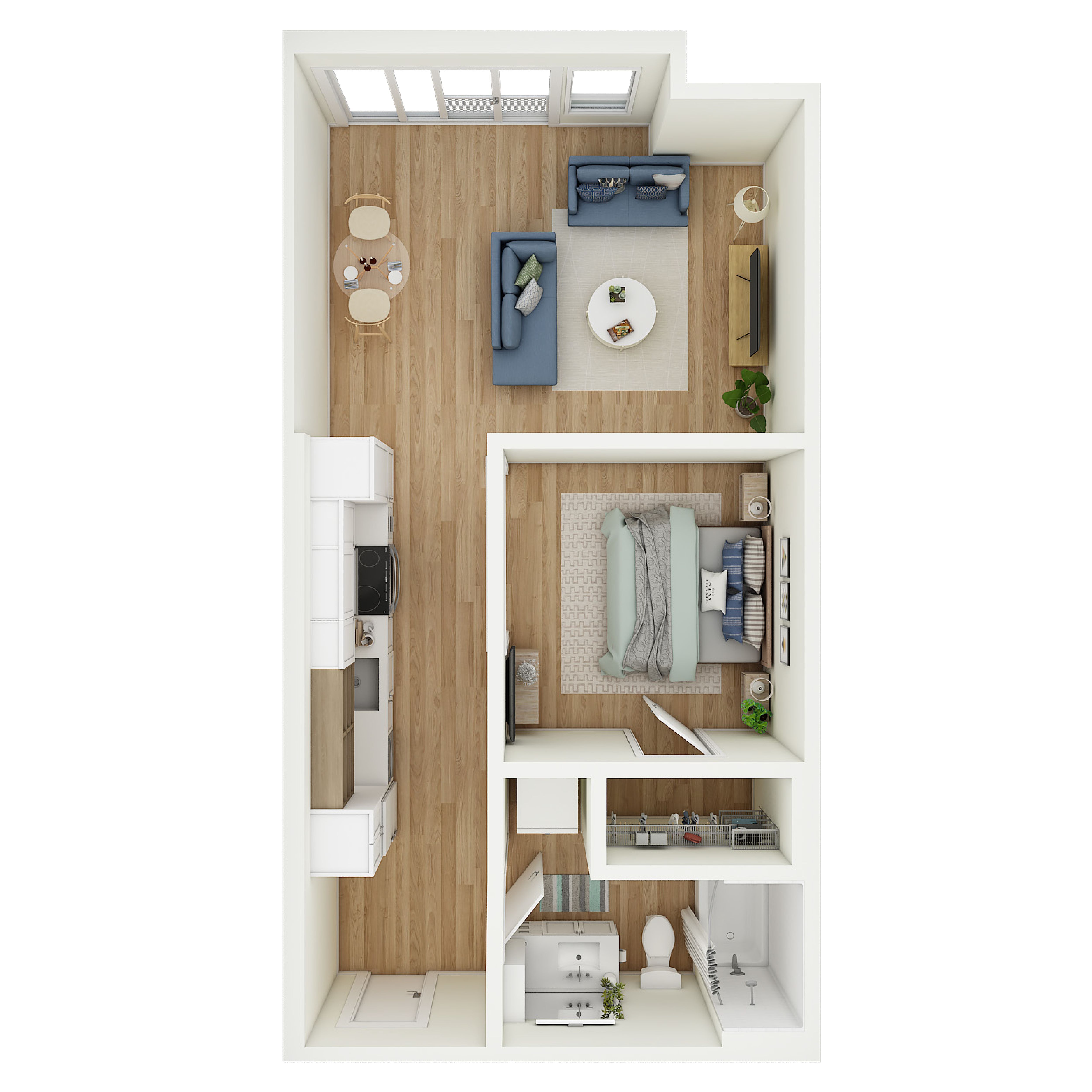 1 Bed 1 Bath - a46.1