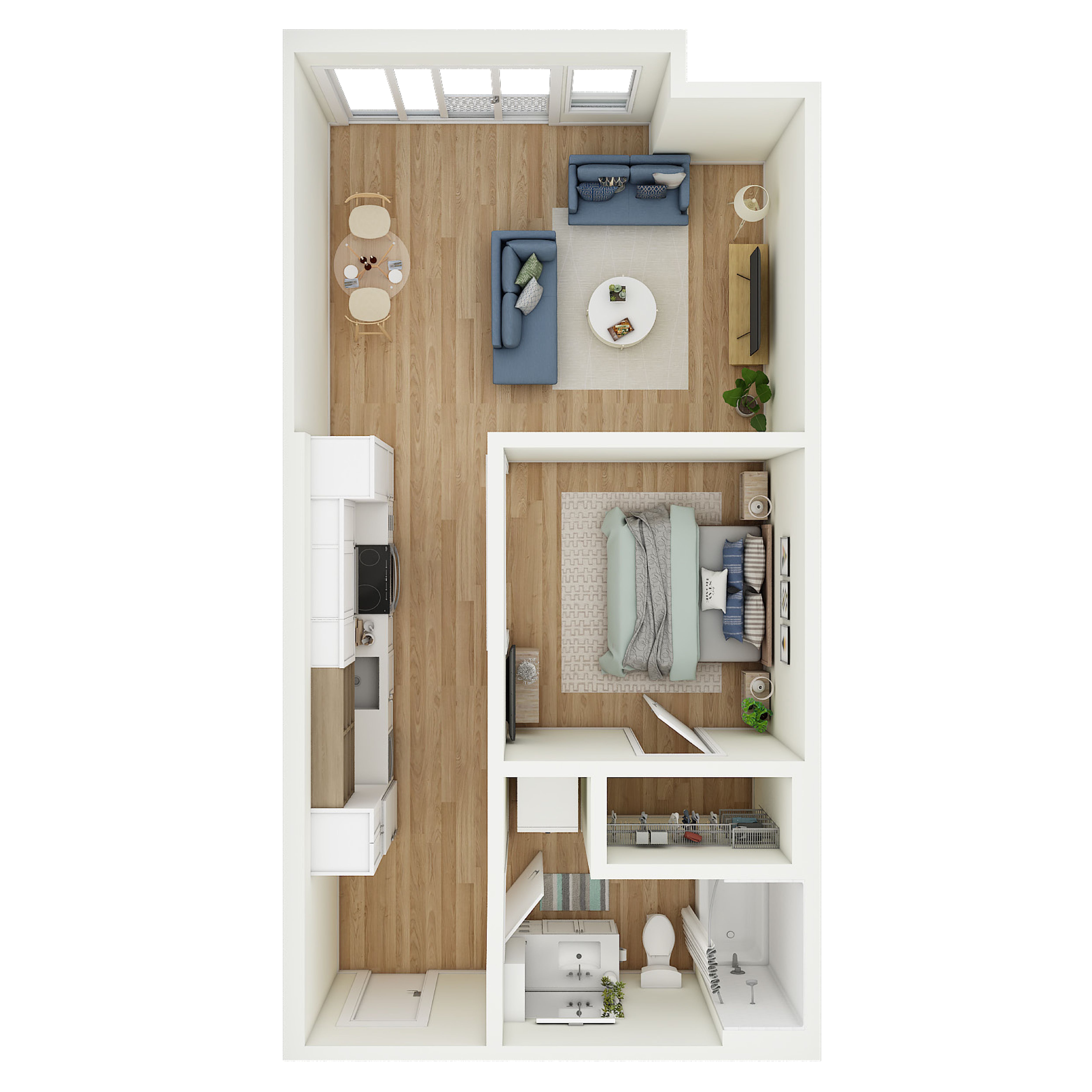 1 Bed 1 Bath - a50.1