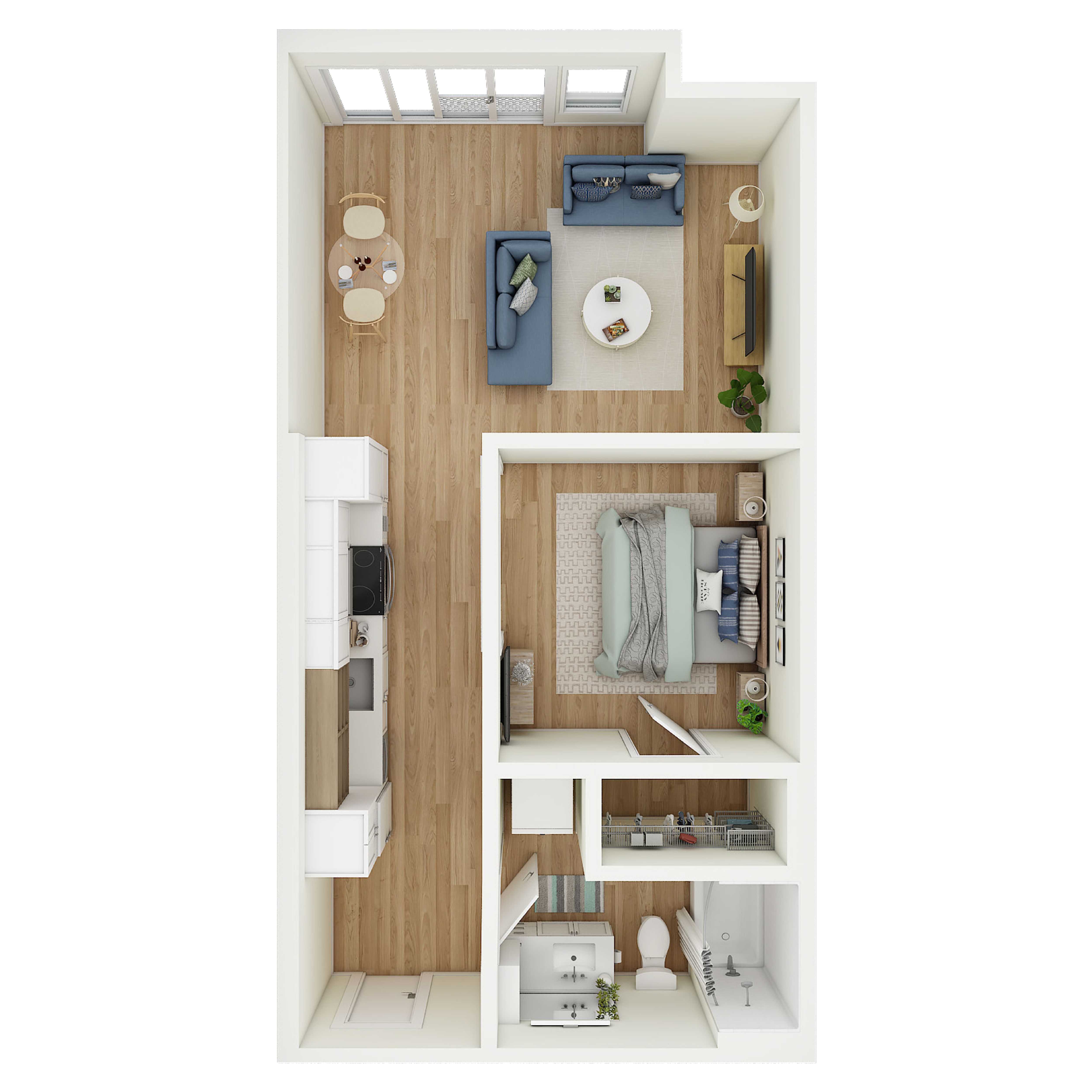 1 Bed 1 Bath - a51.1