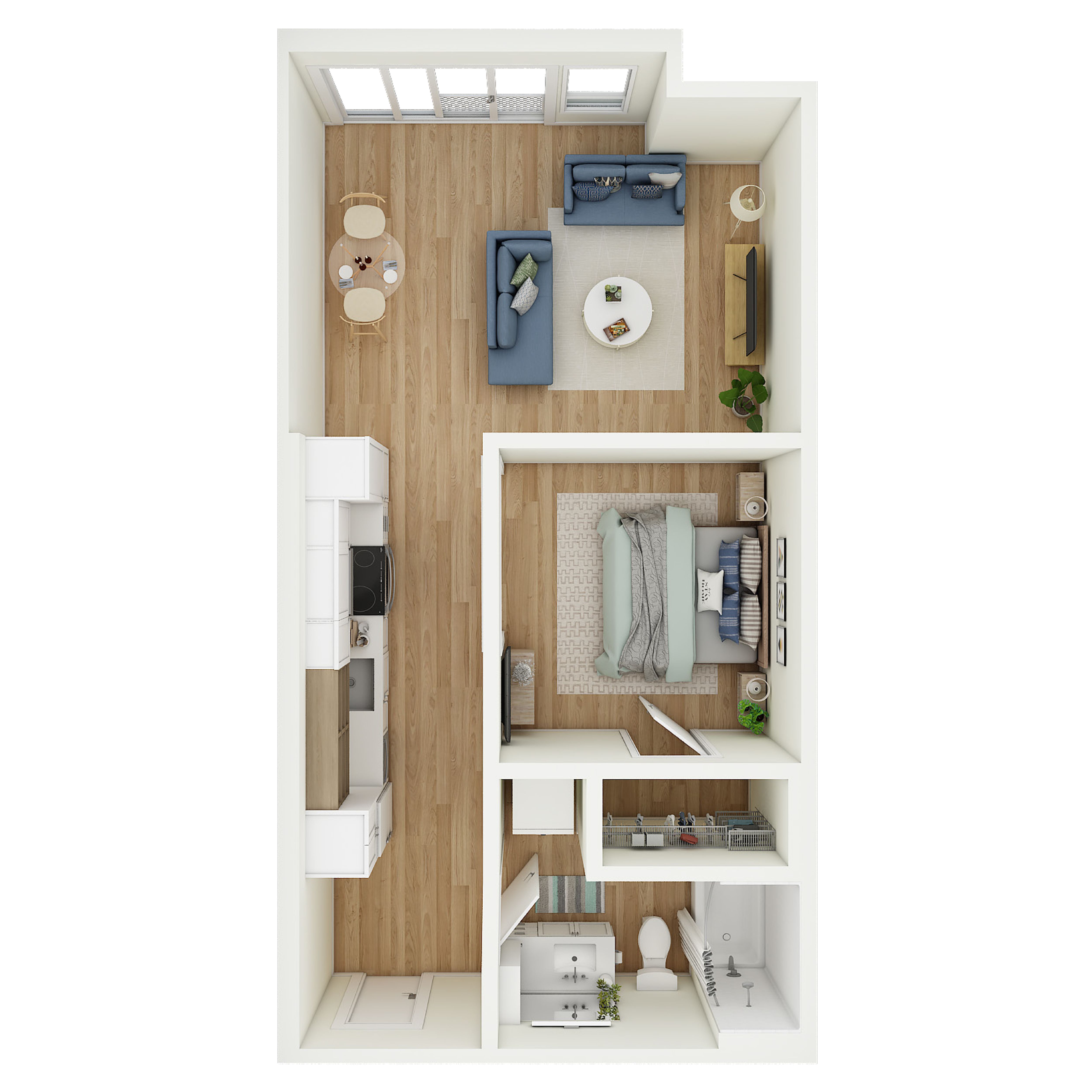 1 Bed 1 Bath - a52.1