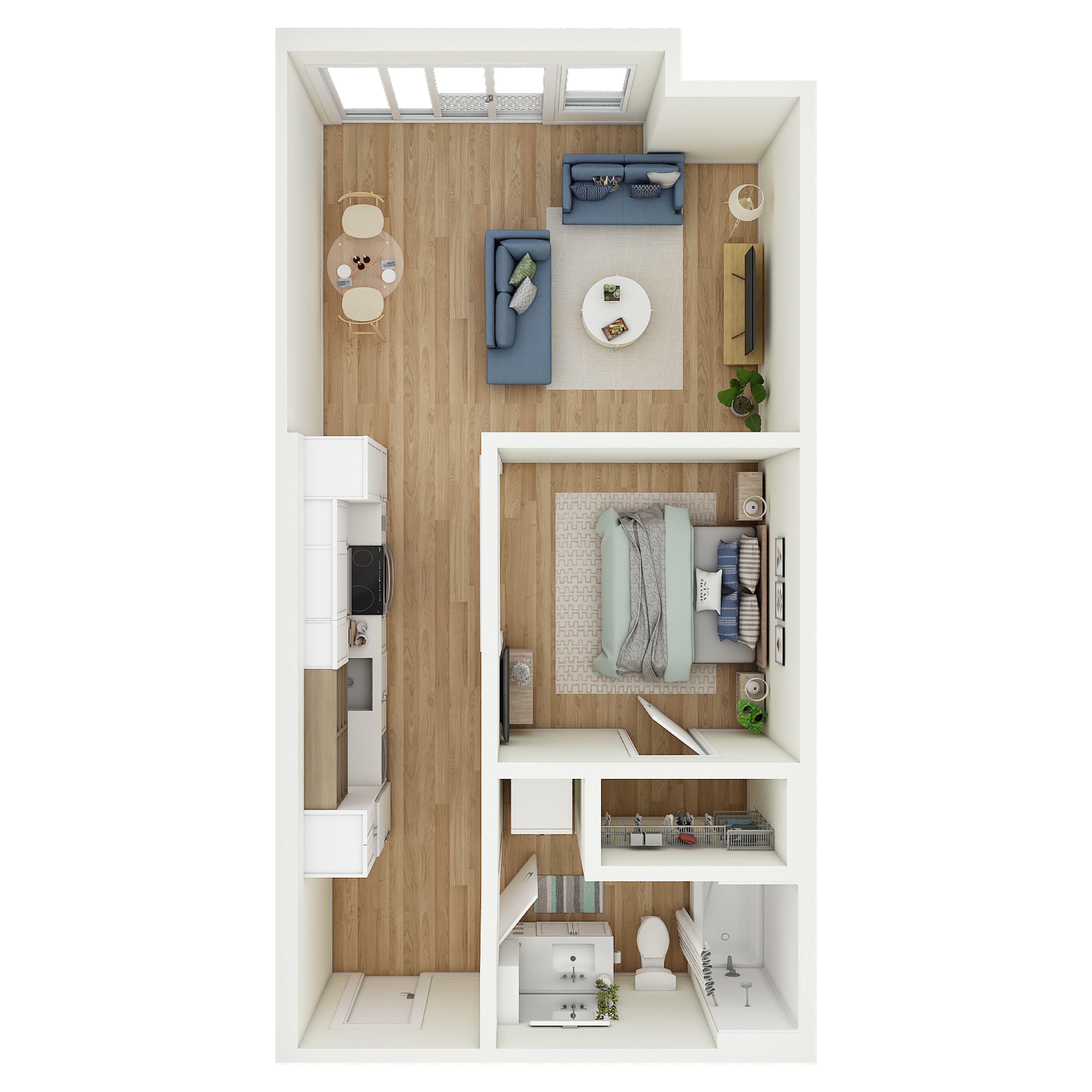 1 Bed 1 Bath - a53.1