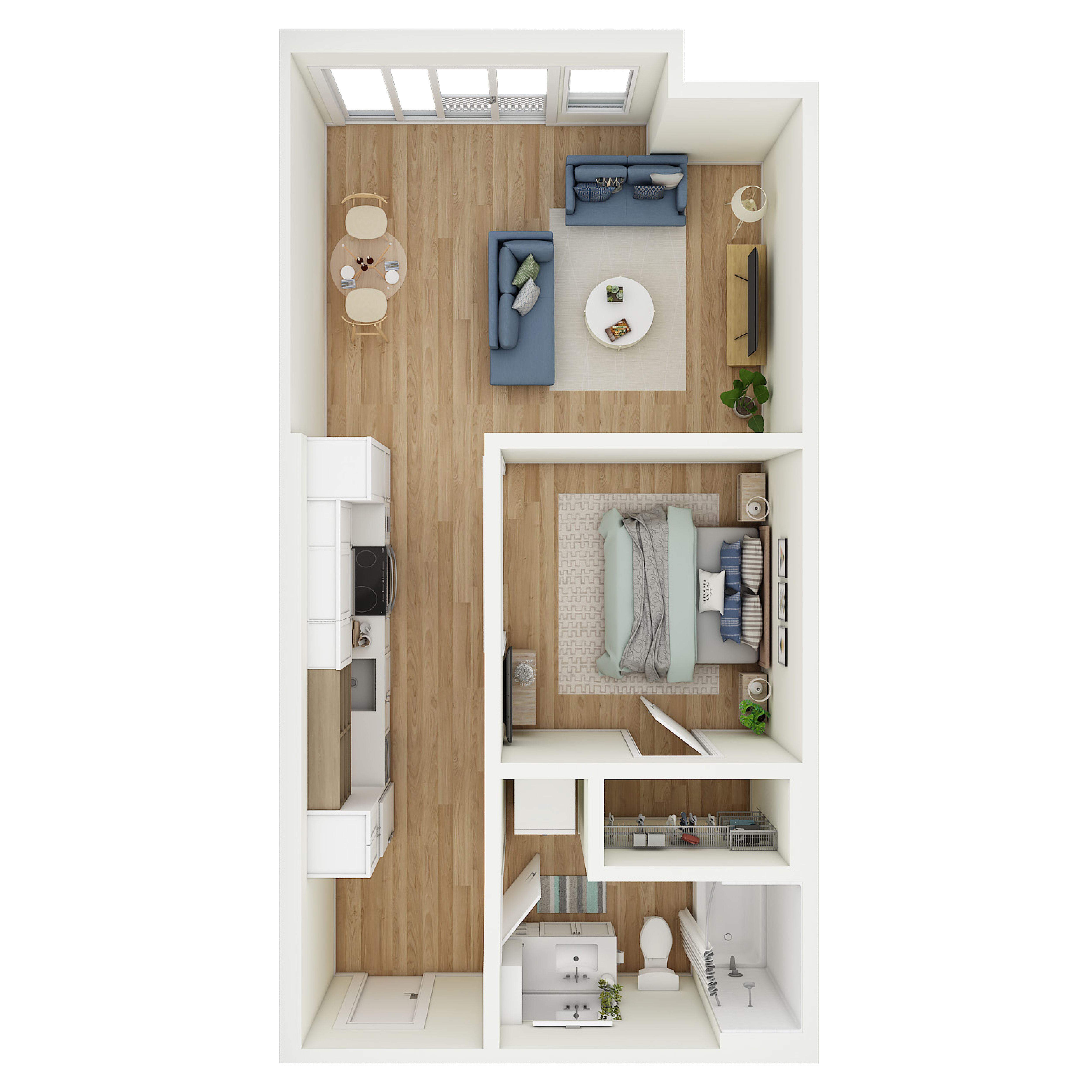 1 Bed 1 Bath - a54.1