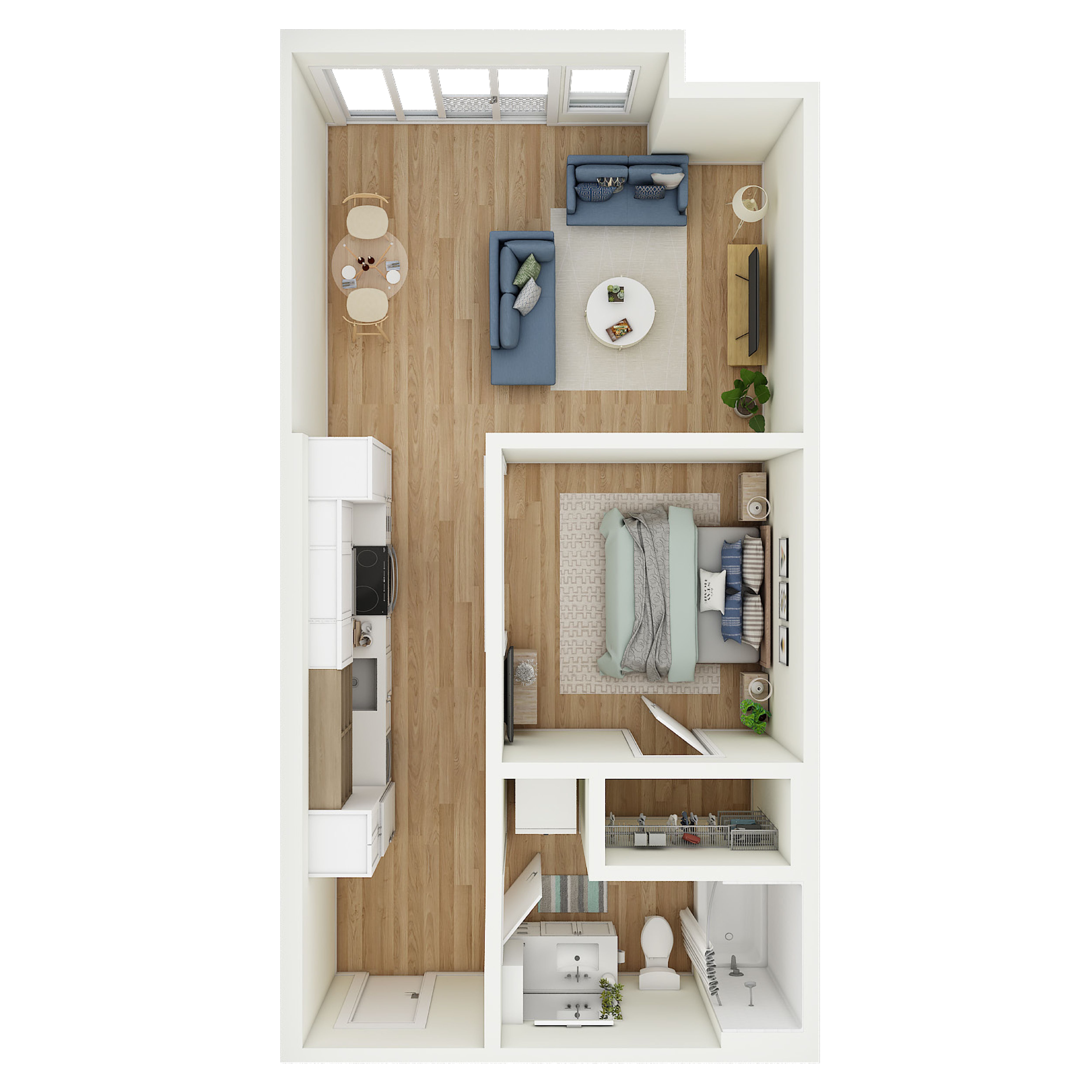 1 Bed 1 Bath - a55.1