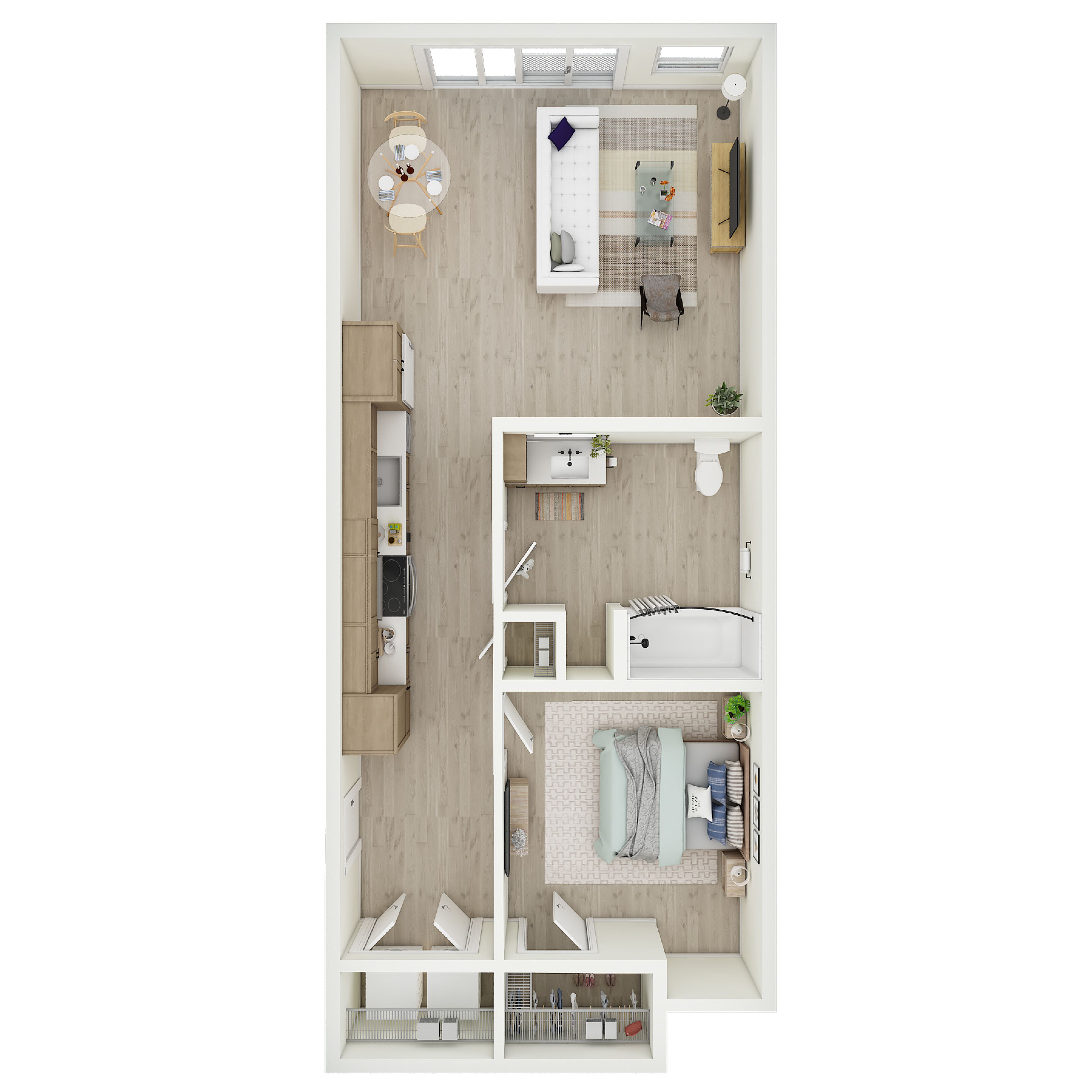 1 Bed 1 Bath - a66.1