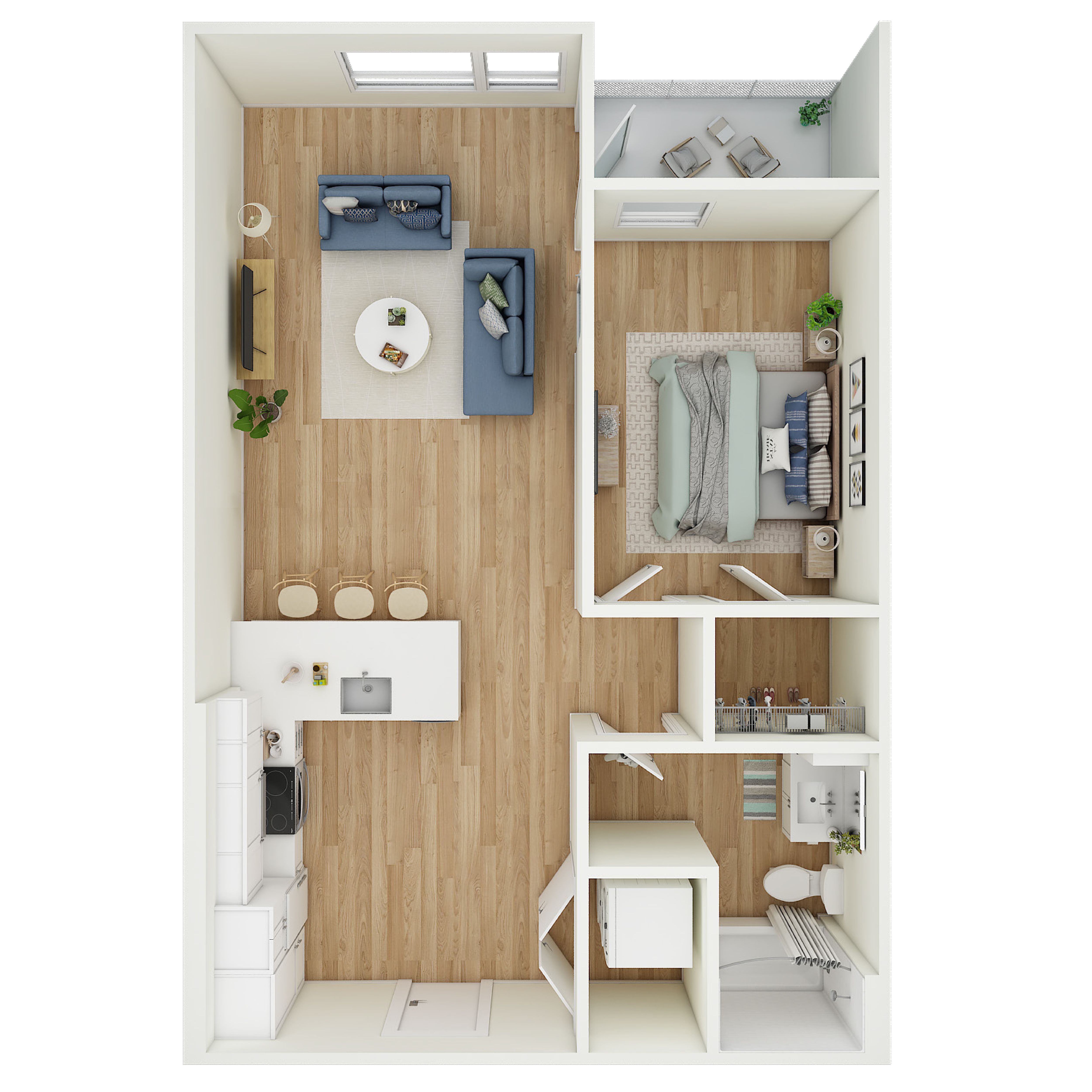 1 Bed 1 Bath - MFTE - a69.1