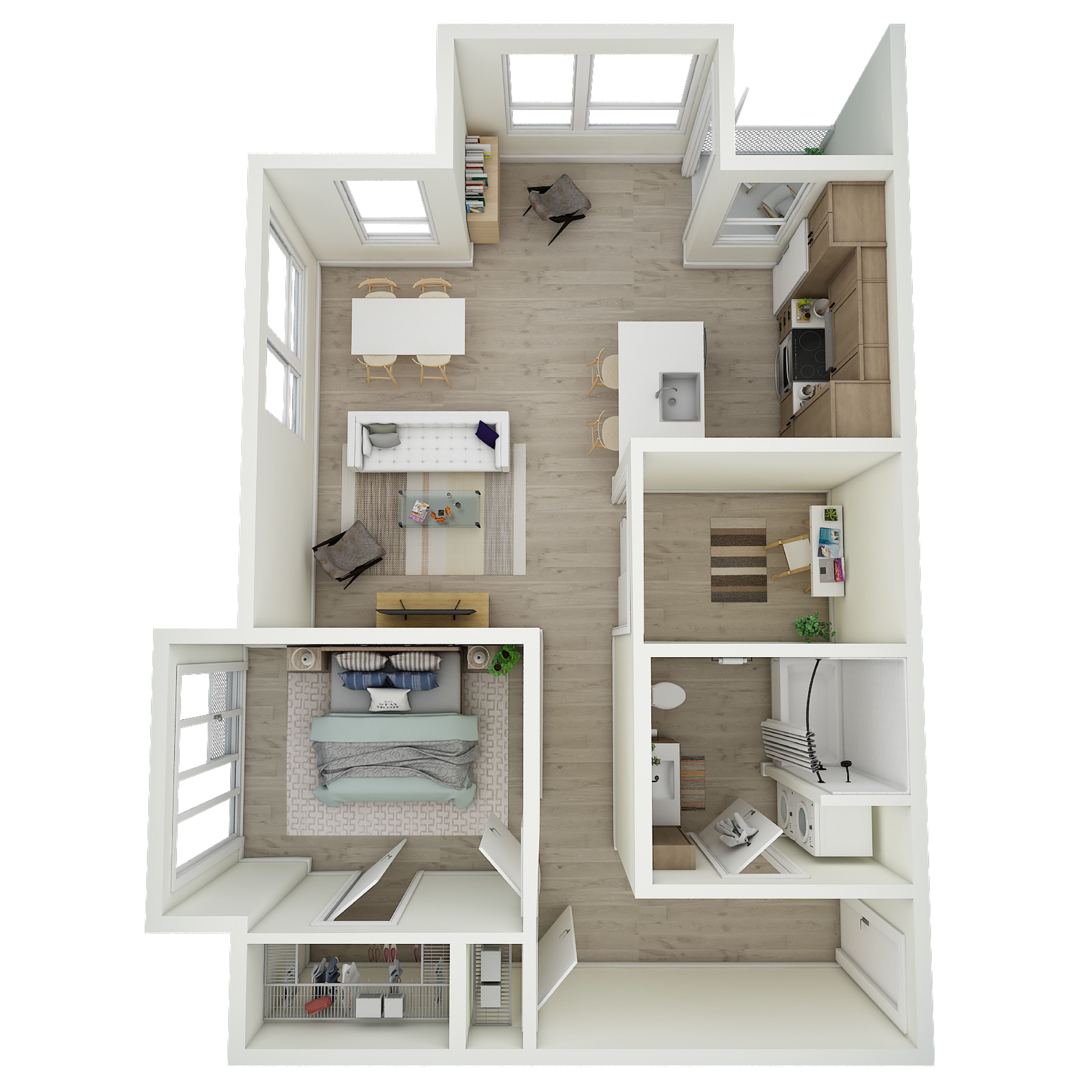 1 Bed 1 Bath + Den - MFTE - a86.1