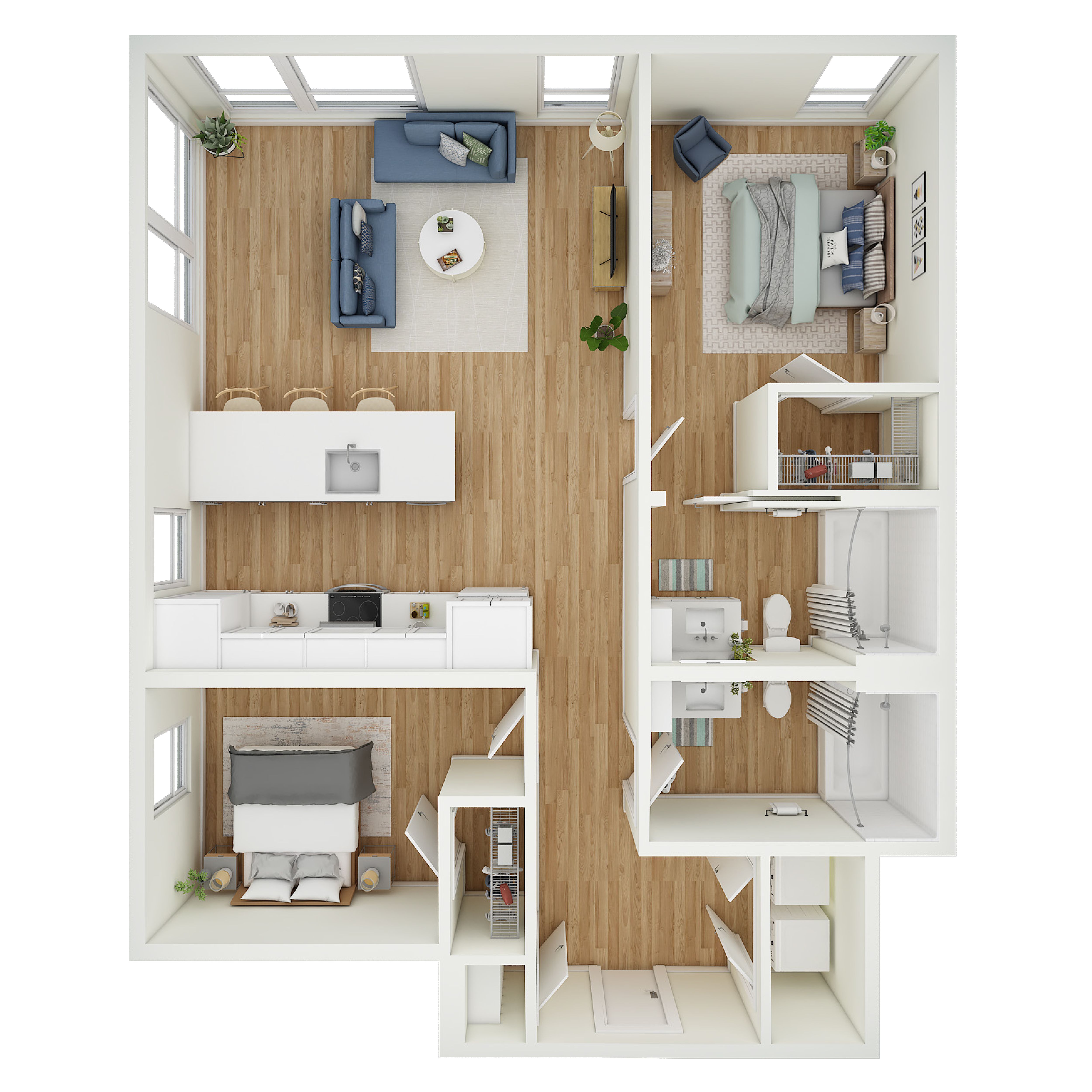 2 Bed 2 Bath - b2.2