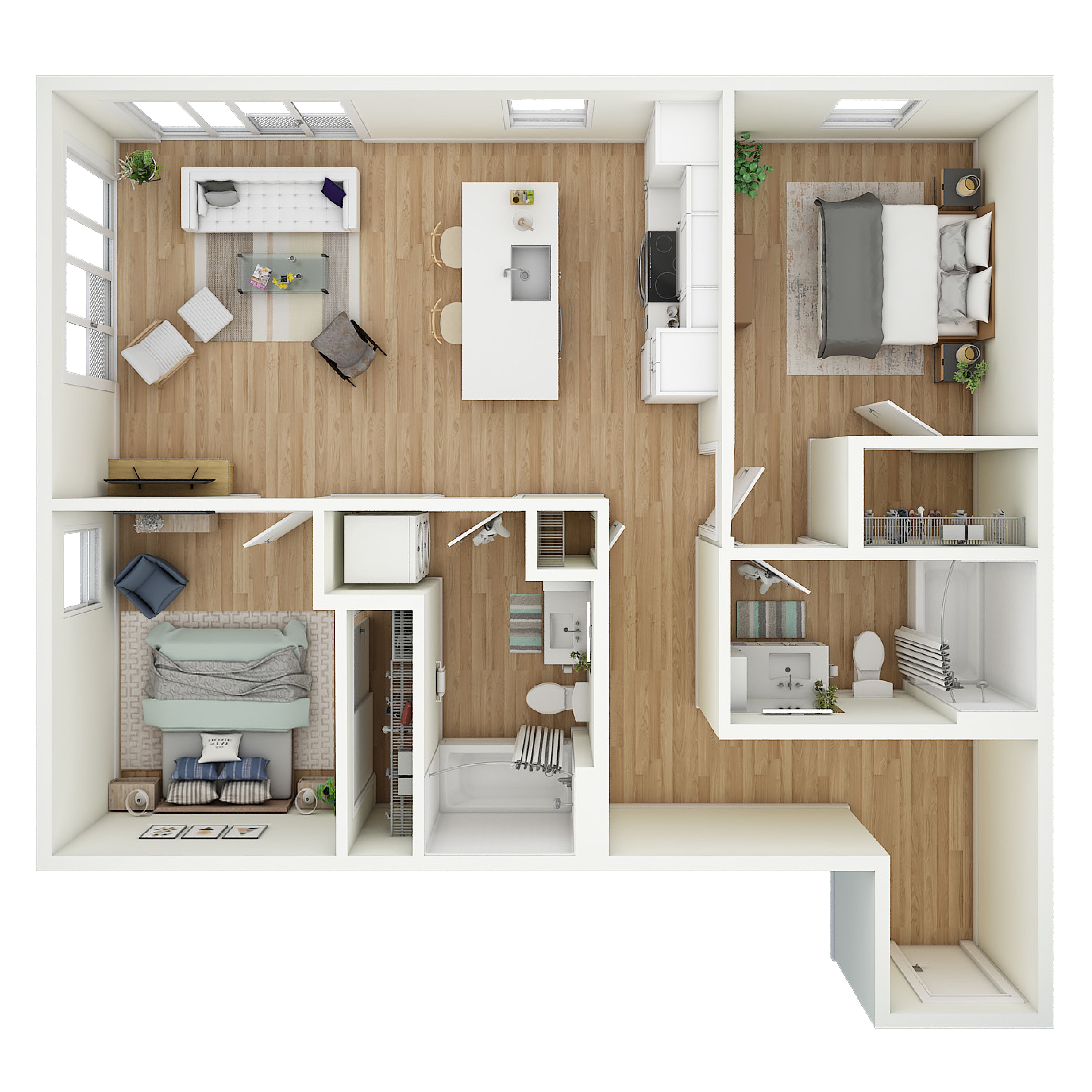 2 Bed 2 Bath - b4.2
