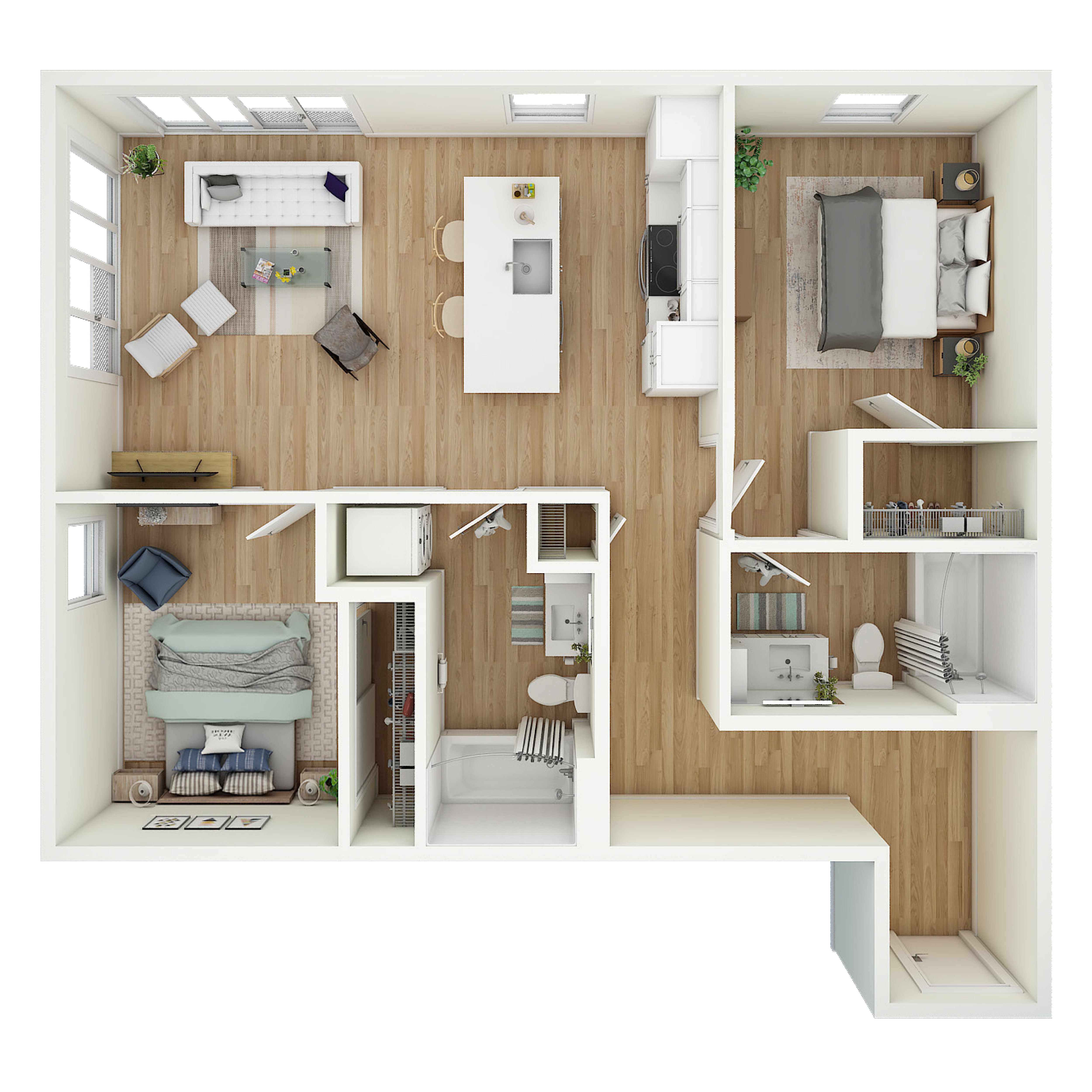 2 Bed 2 Bath - b5.2