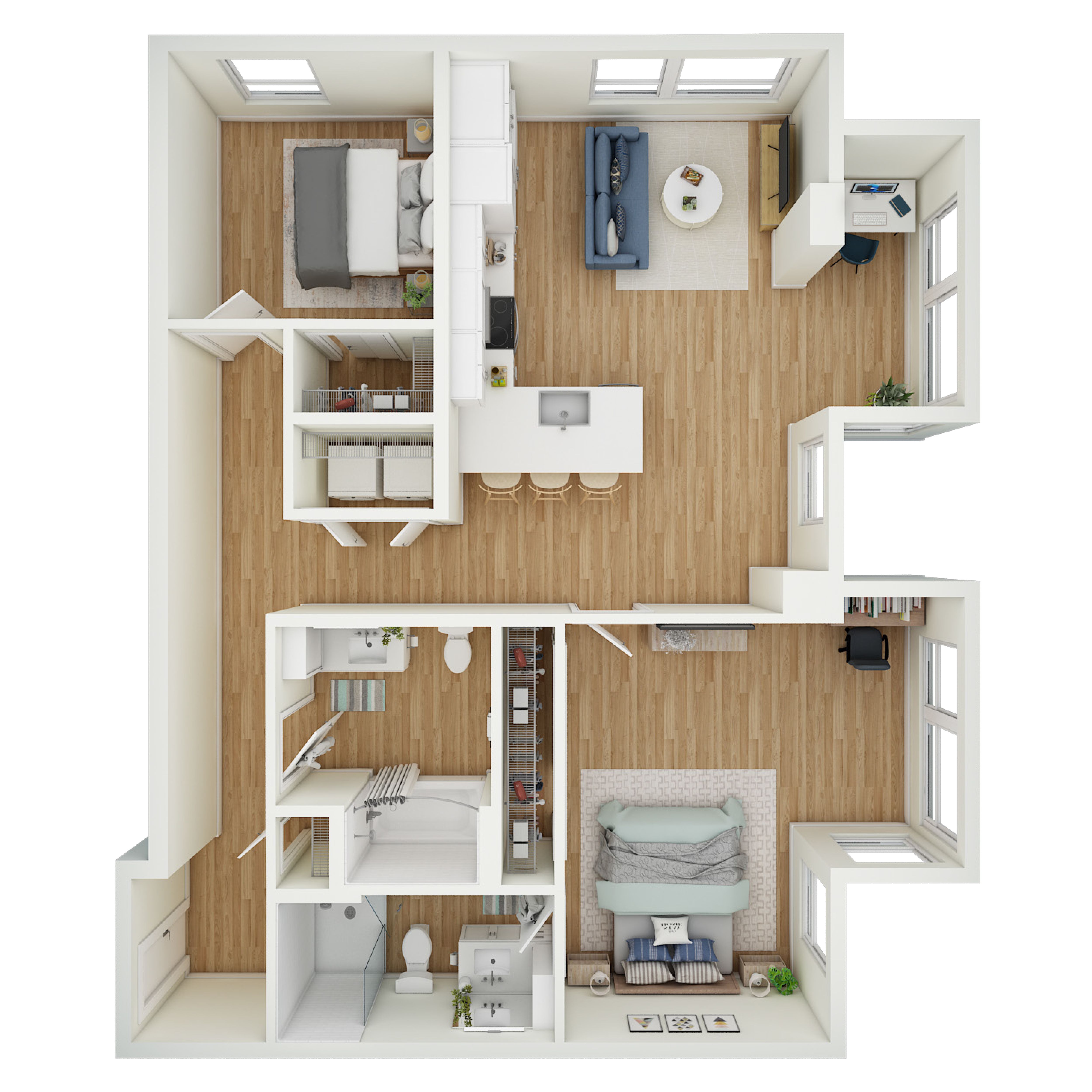2 Bed 2 Bath - b7.2