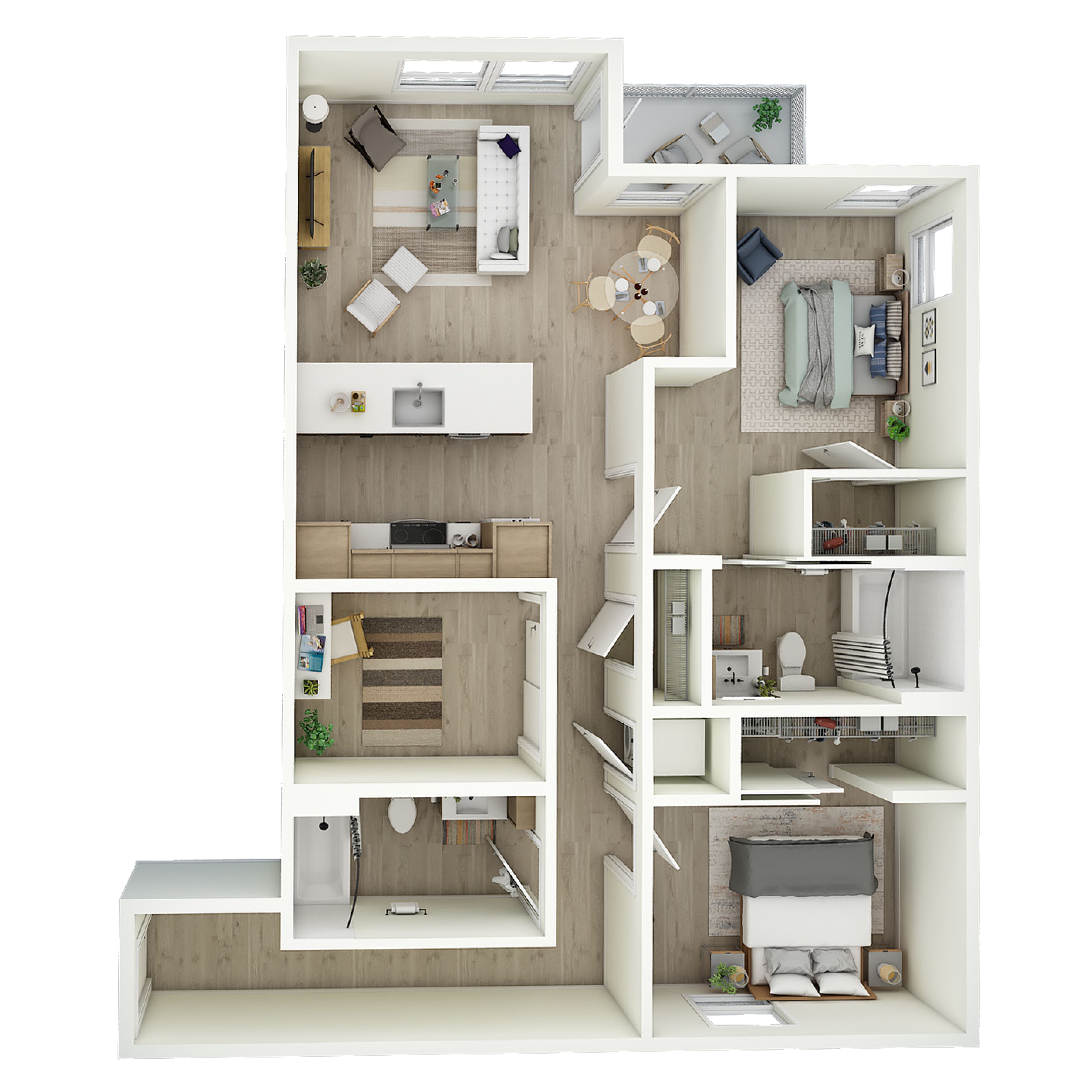 2 Bed 2 Bath - b8.2
