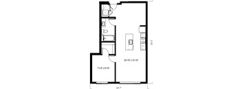 1 Bed/1 Bath-A20.1