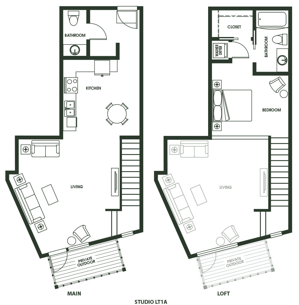 1 Bed Loft L1