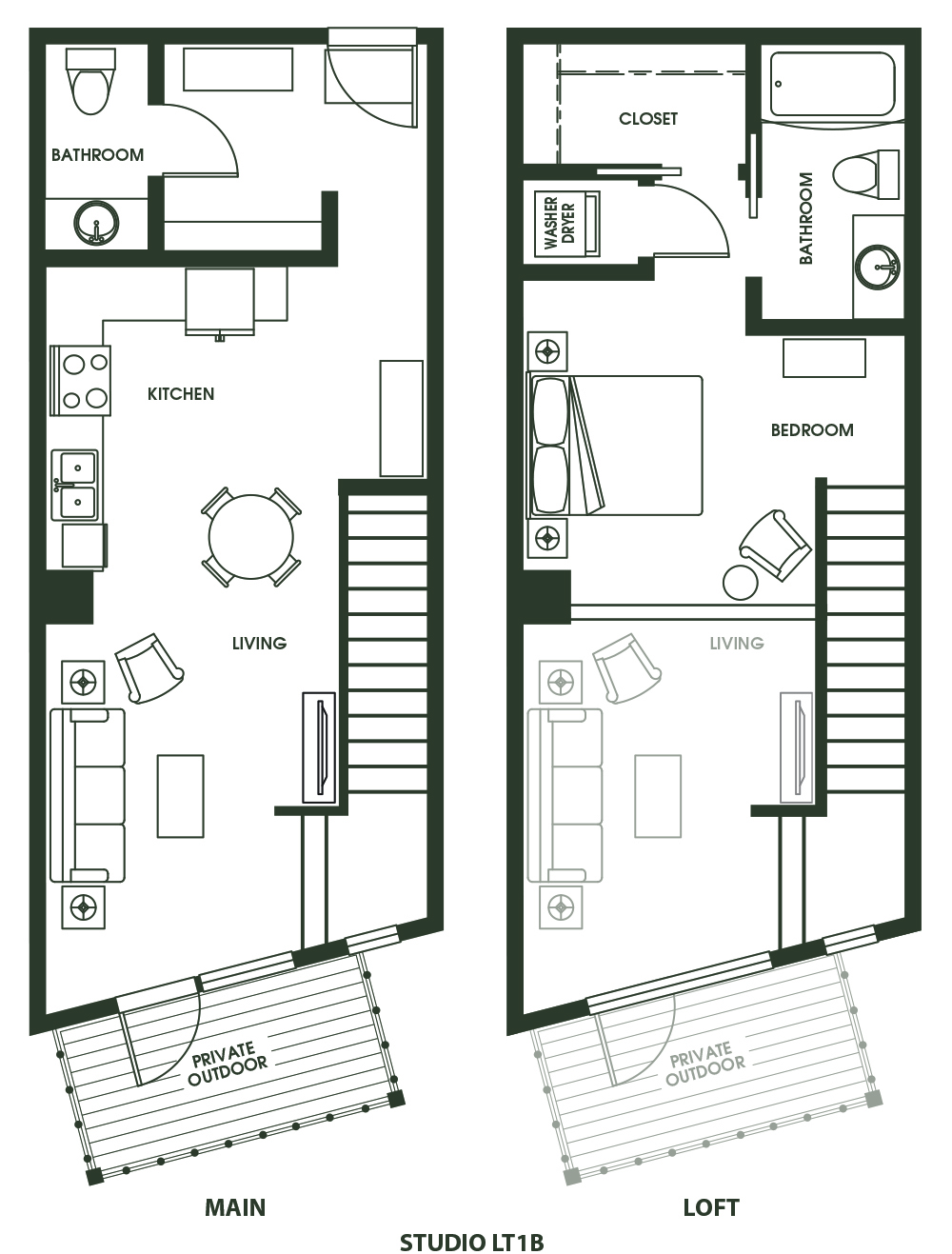 1 Bed Loft L2