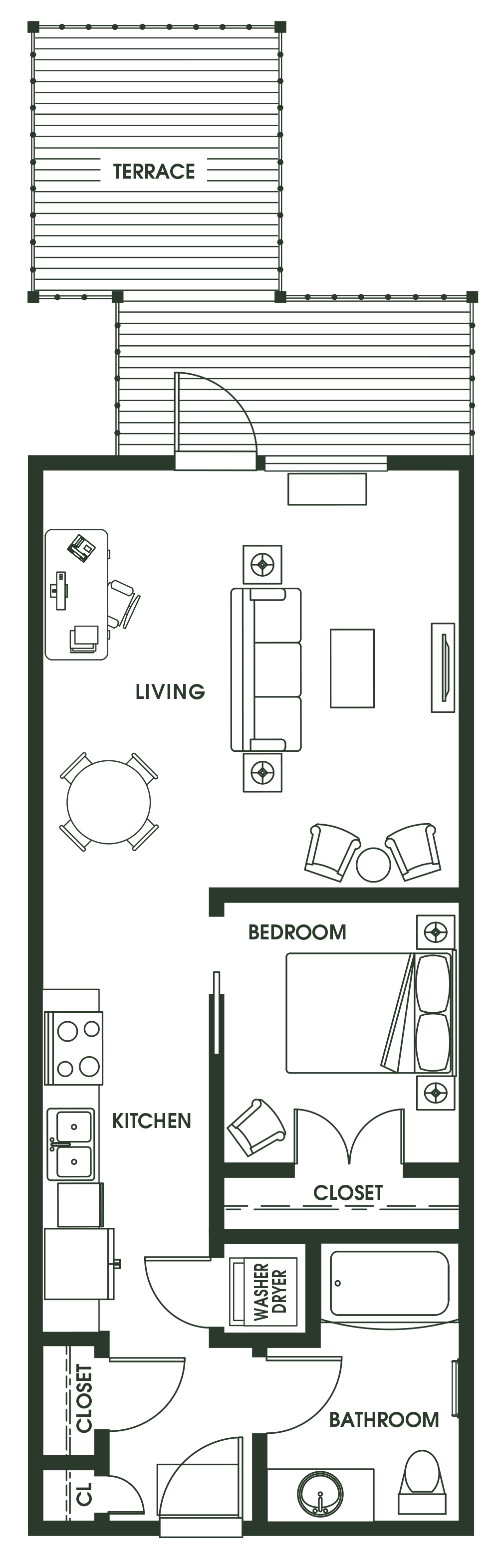 Open 1 Bed O4