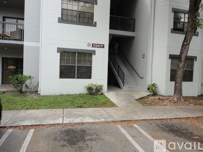 A white building with the number 11241 on it.