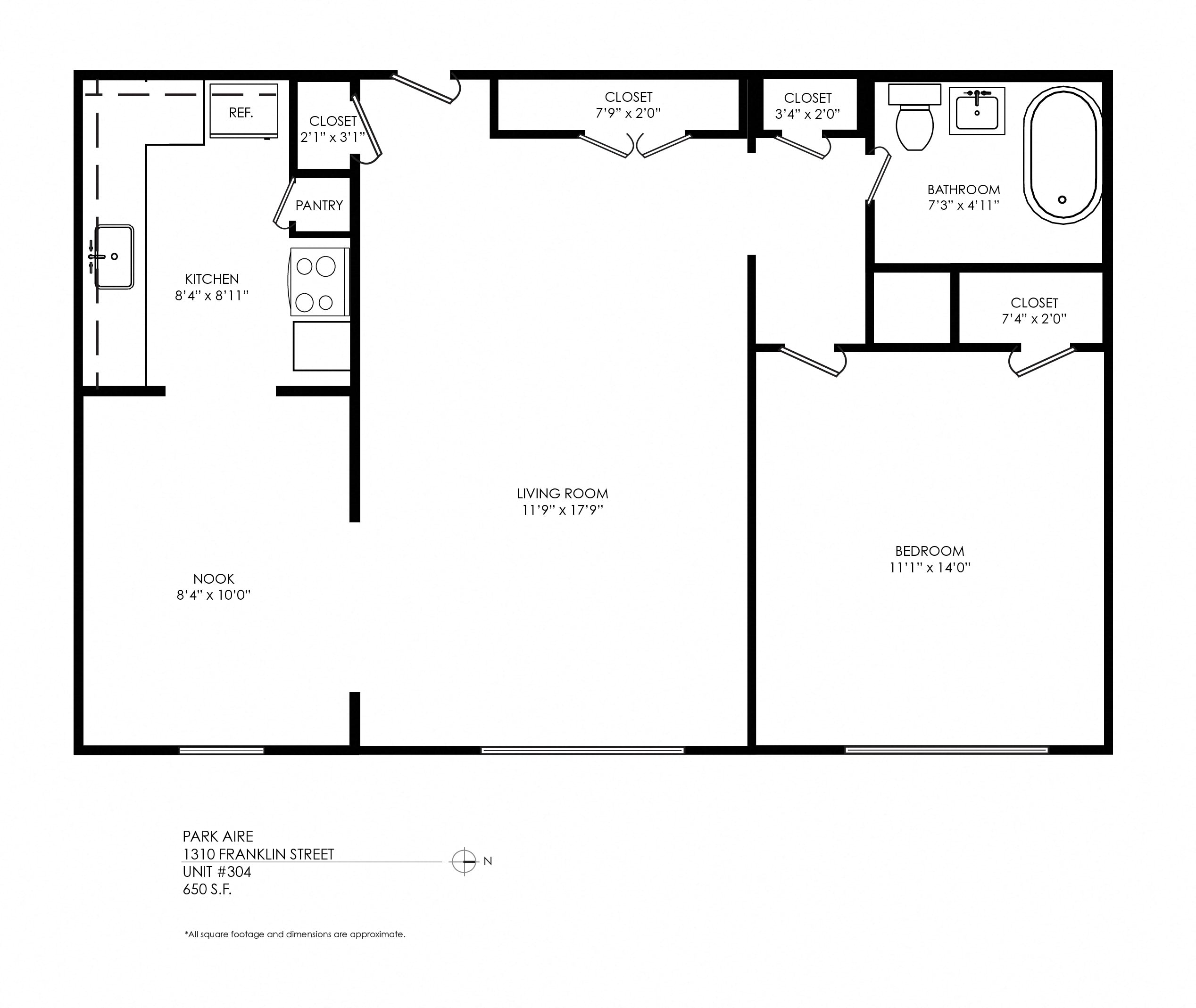 1 Bed x 1 Bath