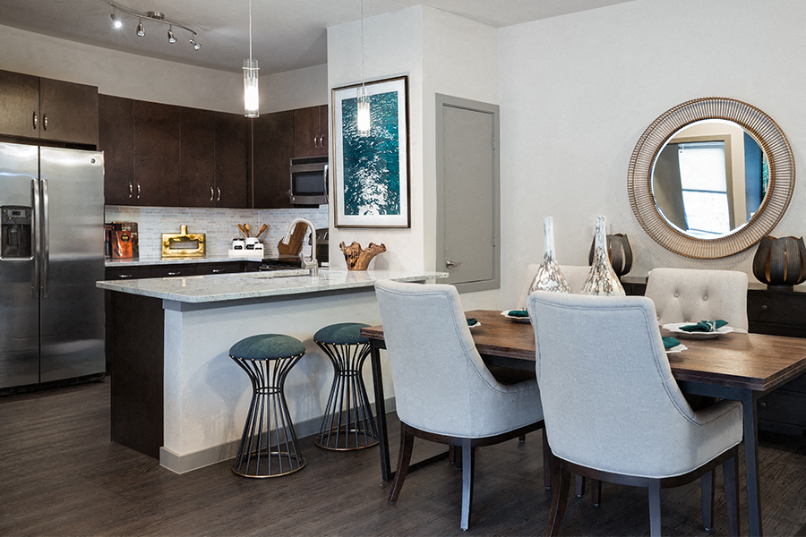 The Addison Apartments in Austin, TX - luxury vinyl plank flooring