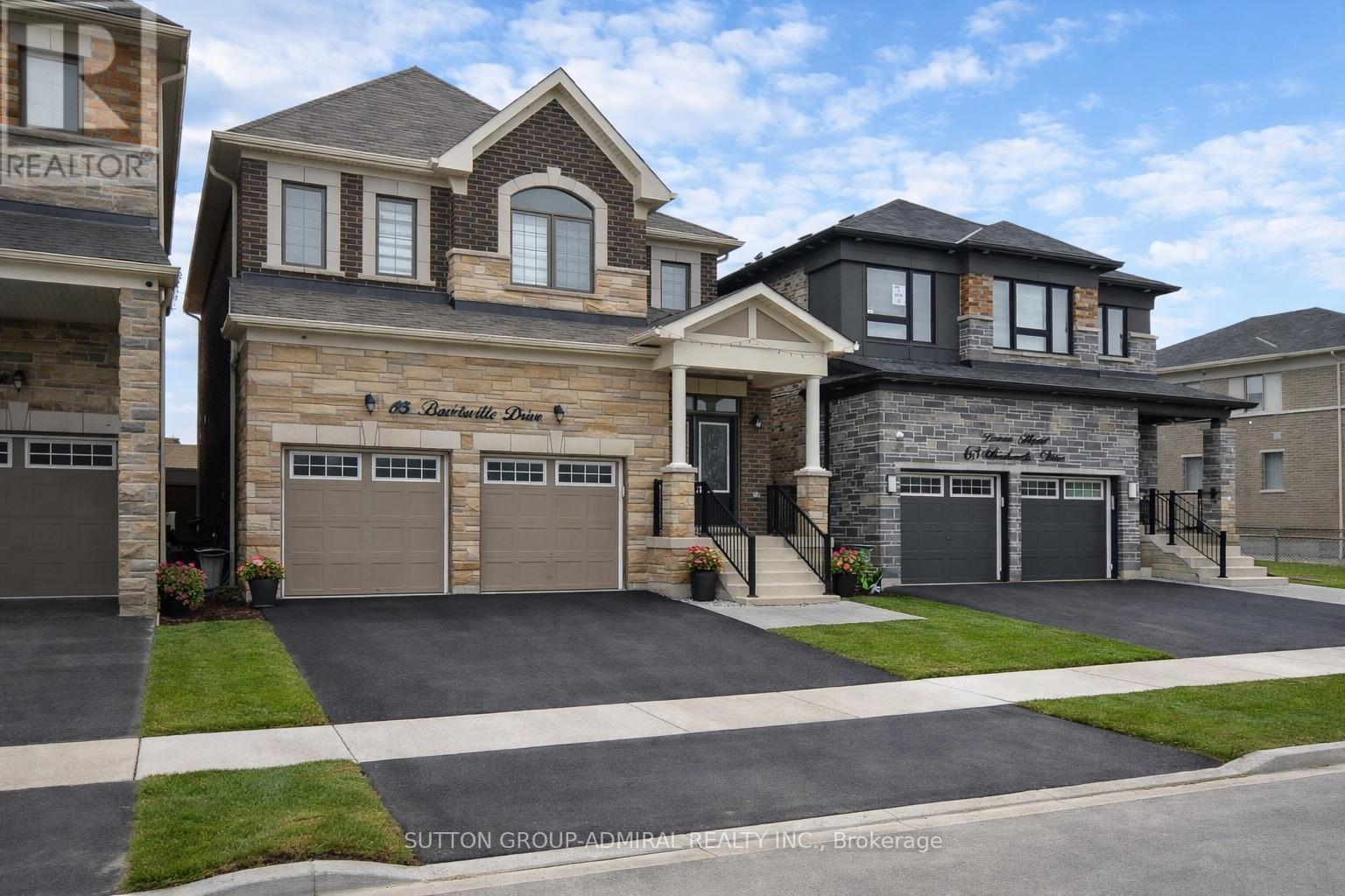 A row of houses with the Sutton Group Realty logo on the front.