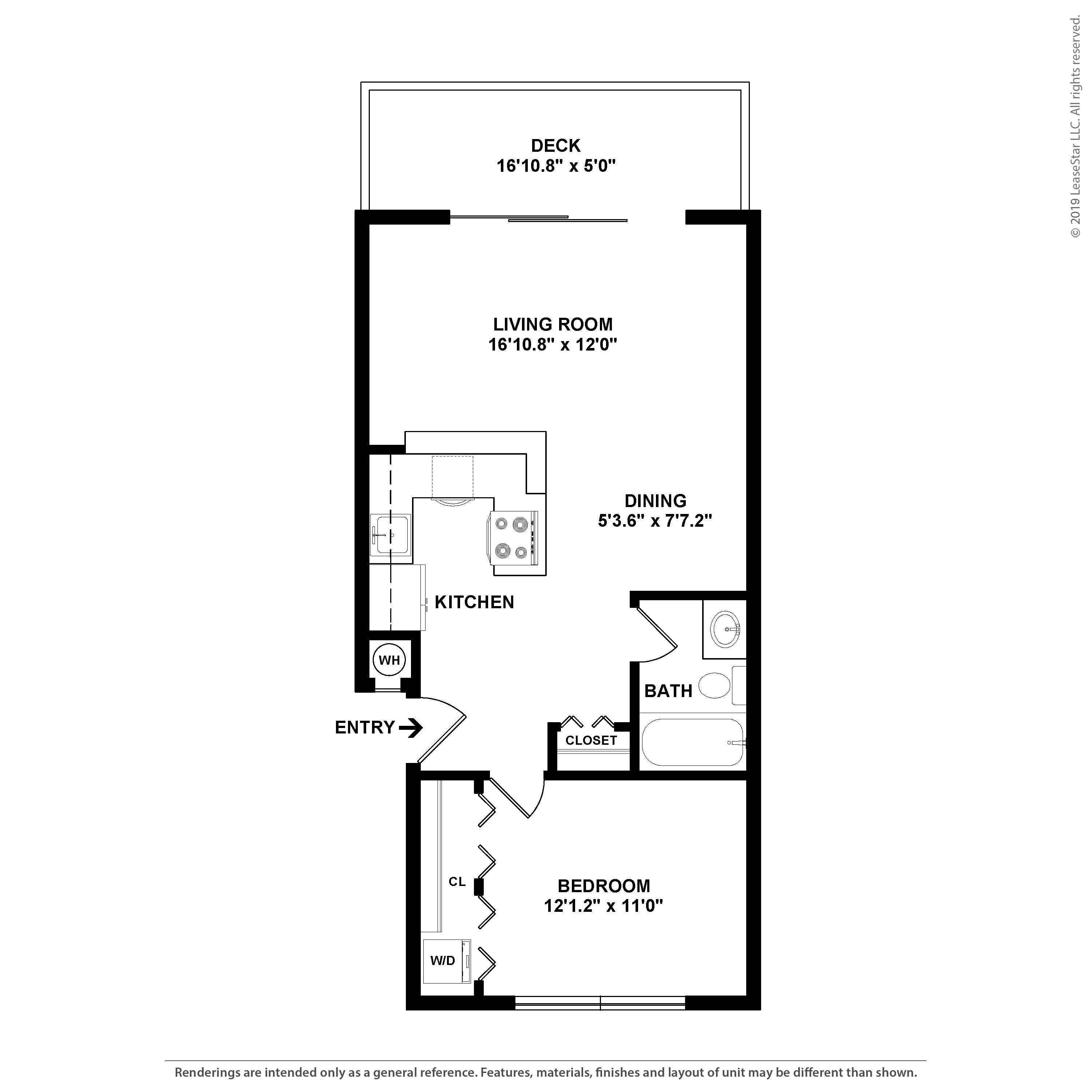 1 Bed/1 Bath-Horizon
