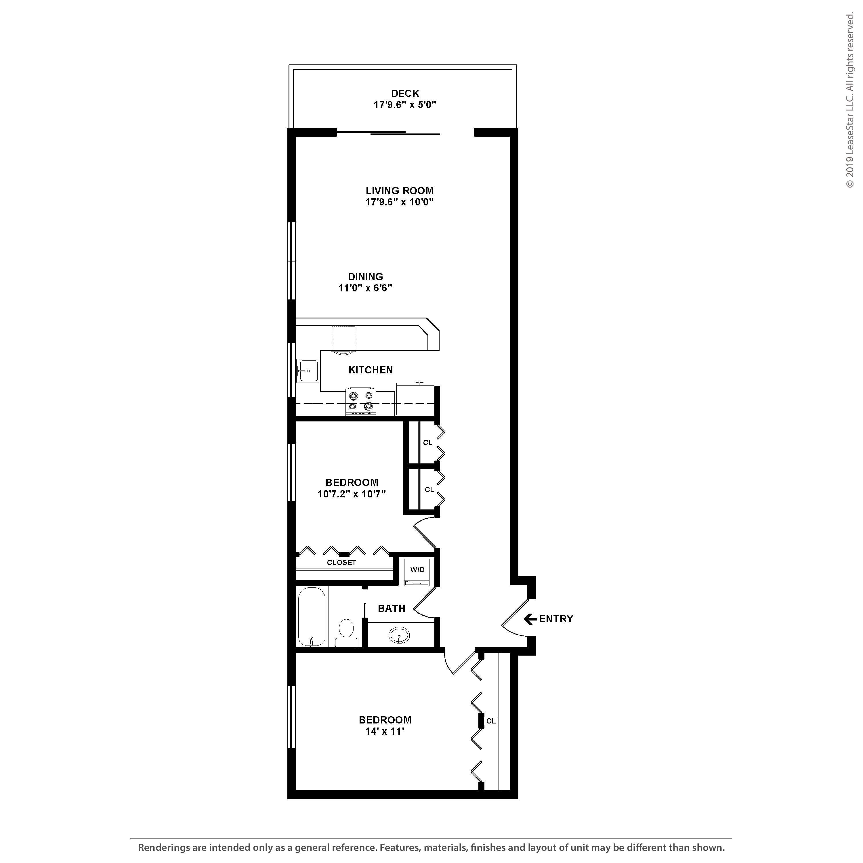 2 Bed/1 Bath Renovated-Scene