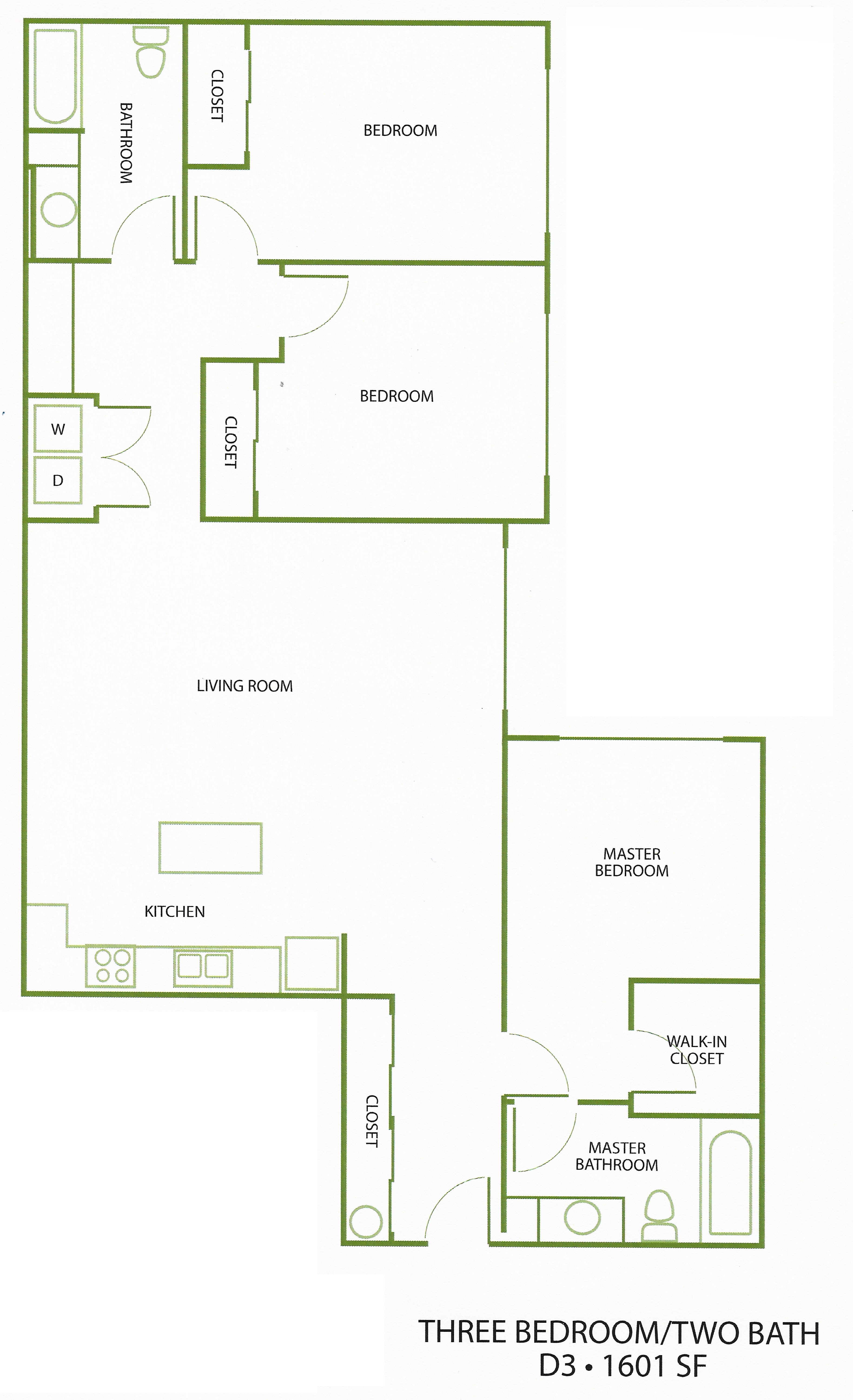 3 Bed/2 Bath-D-3