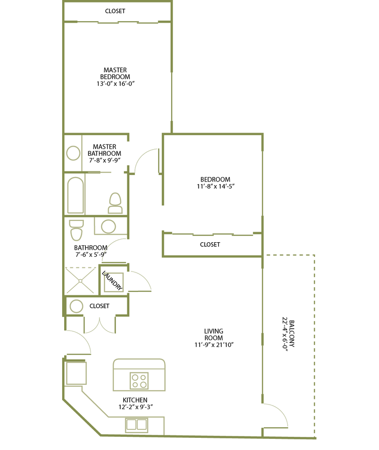 2 Bed/2 Bath-C-3