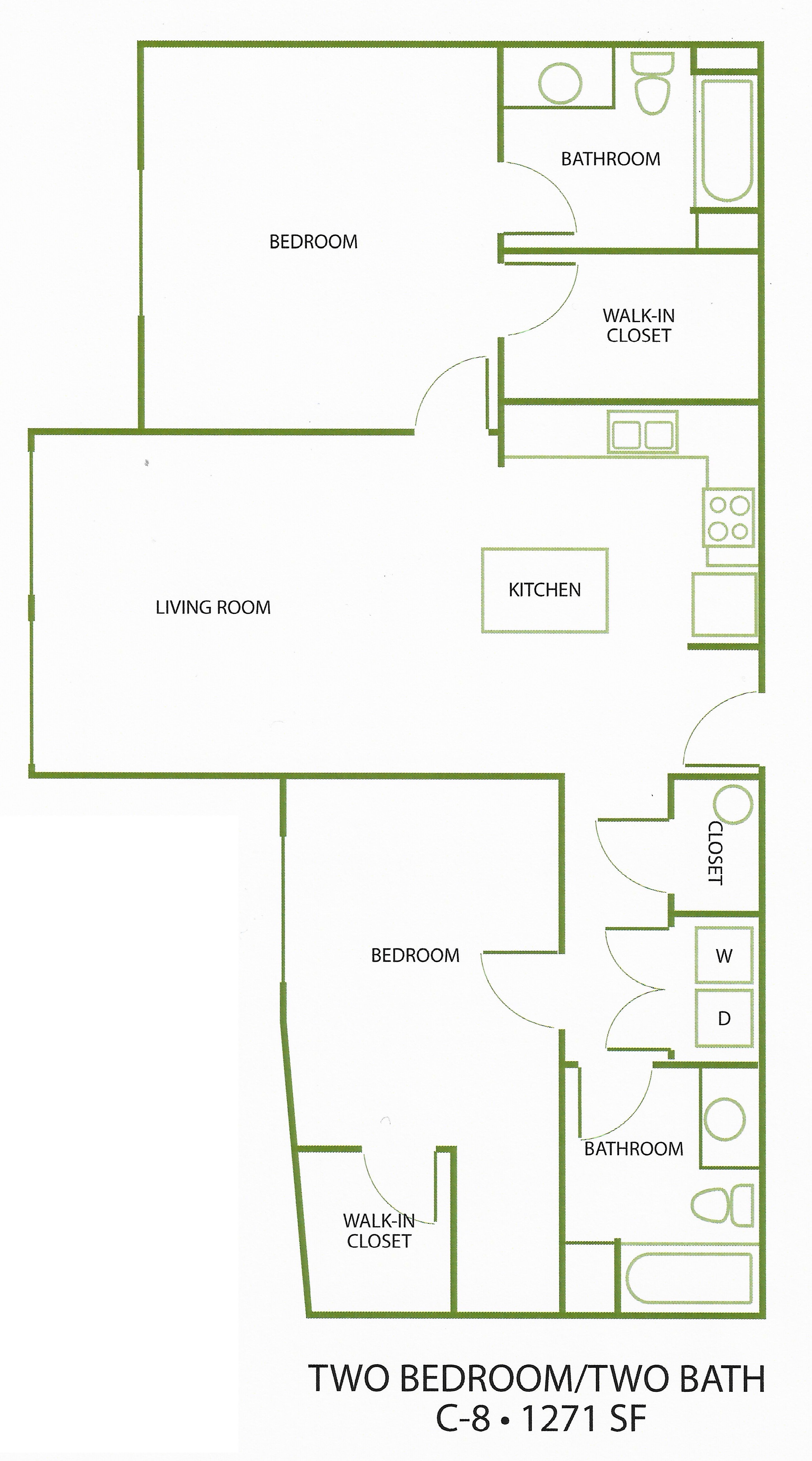 2 Bed/2 Bath-C-8