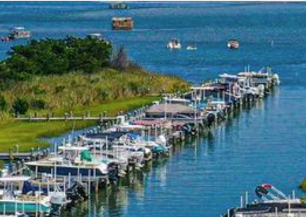 A marina filled with lots of boats.